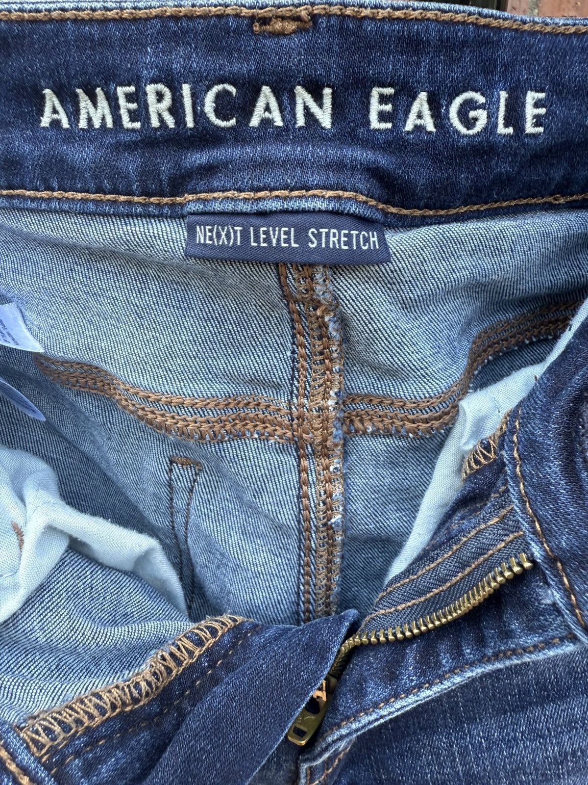 American Eagle Outfitters American Eagle Outfitters Skinny Denim Blue Jeans Size 2 Size 26" / US 2 / IT 38 - 3 Thumbnail