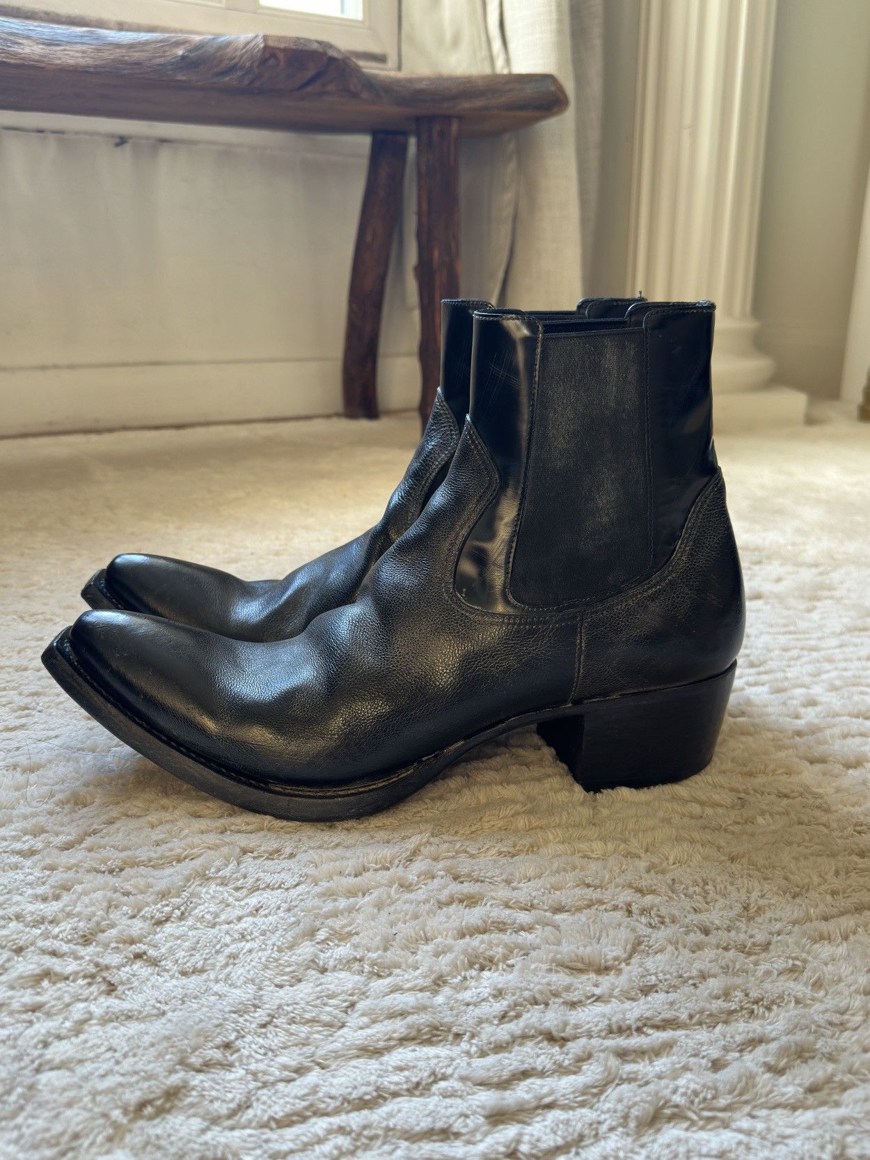 Prada Prada leather used boots Size US 11 / EU 44 - 1 Thumbnail