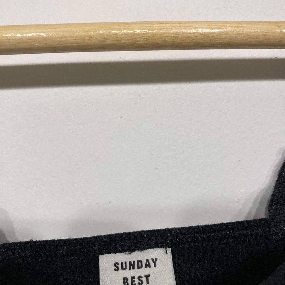 Aritzia Aritzia Sunday Best Firecracked Cropped Ribbed Ruffle Tank X Size XS / US 0-2 / IT 36-38 - 3 Thumbnail