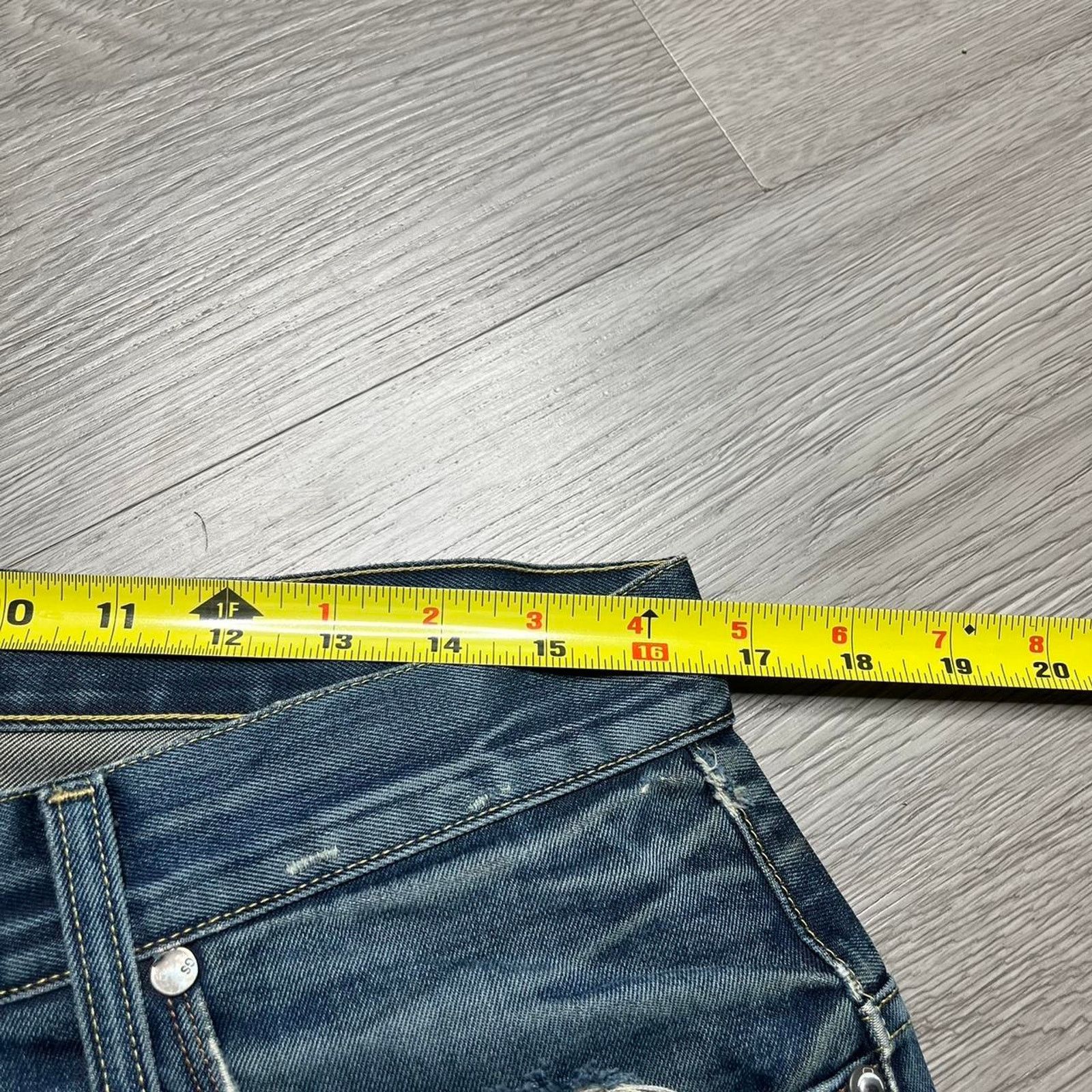 G-Star G-Star Raw Morris Tapered Distressed Stone Wash Jeans 33x30 Size US 33 - 4 Thumbnail