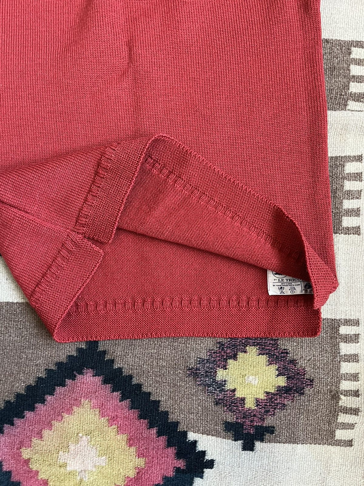 Le Tricoteur Guernsey Traditional Guernsey Le Tricoteur Orange Wool Jumper Sweater Size US M / EU 48-50 / 2 - 12 Thumbnail