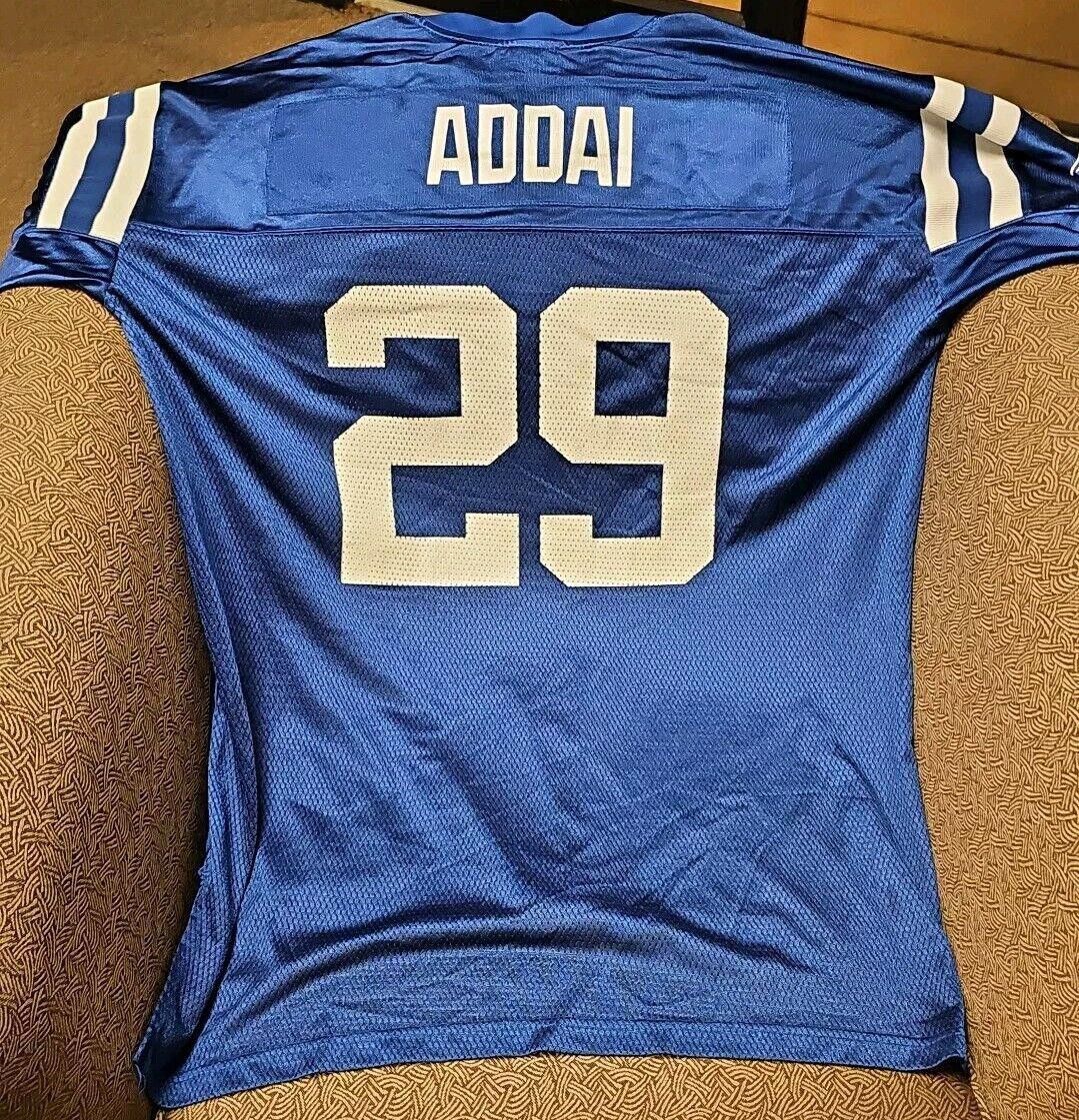 Reebok Joseph Addai Colts Football Reebok Sewn Size XXL Jersey NFL Size ONE SIZE - 5 Thumbnail