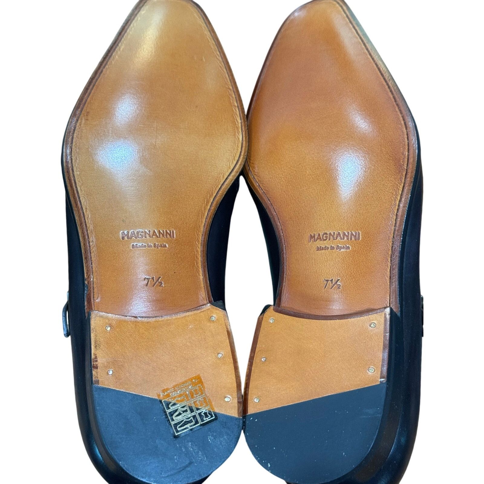Magnanni Magnanni Efren Gray/Black Single Monk Strap Shoes sz. 7.5 us Size US 7.5 / EU 40-41 - 11 Thumbnail