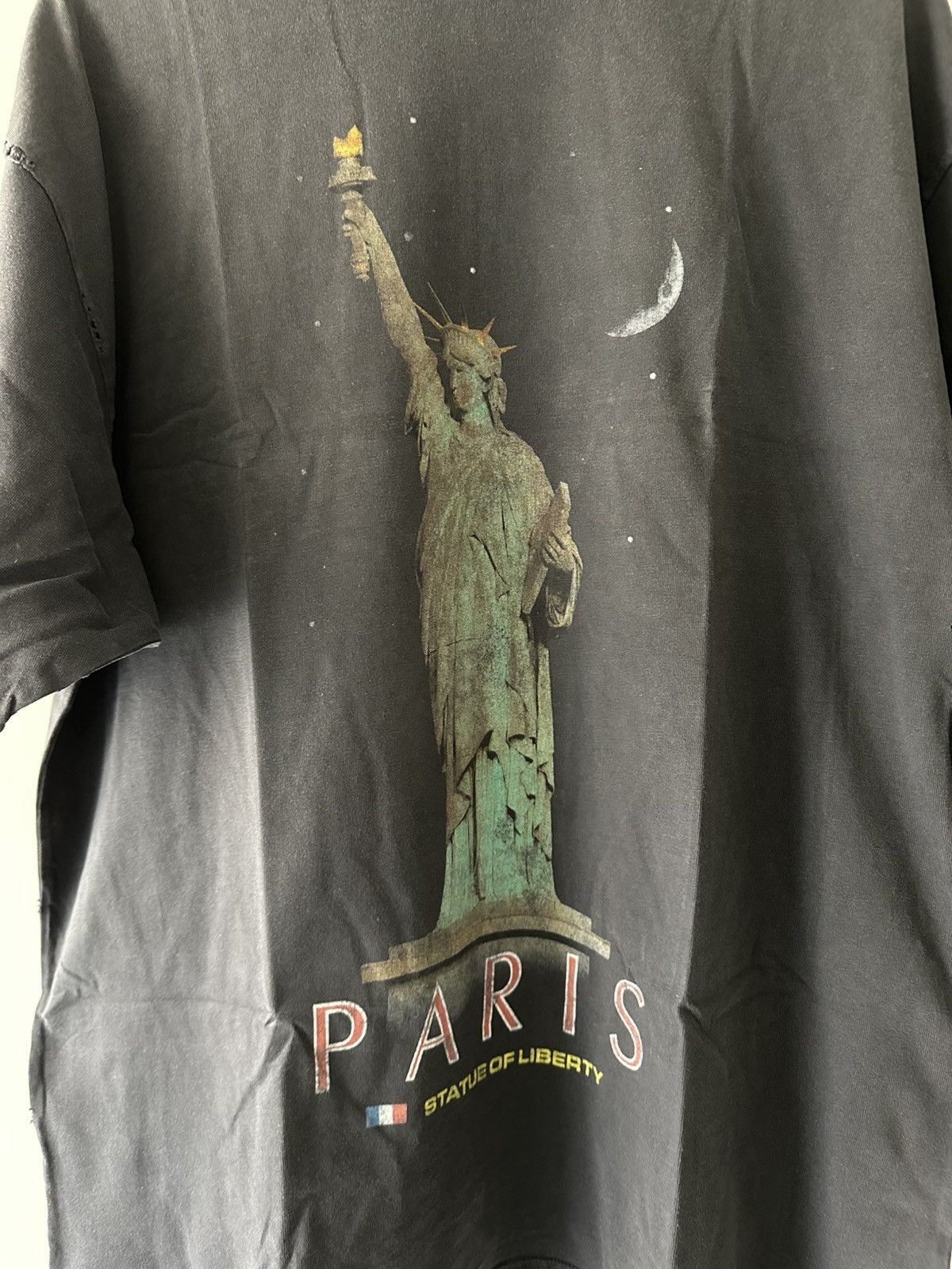 Balenciaga BALENCIAGA Statue of Liberty Paris T-Shirt (XS) Size US XS / EU 42 / 0 - 4 Thumbnail