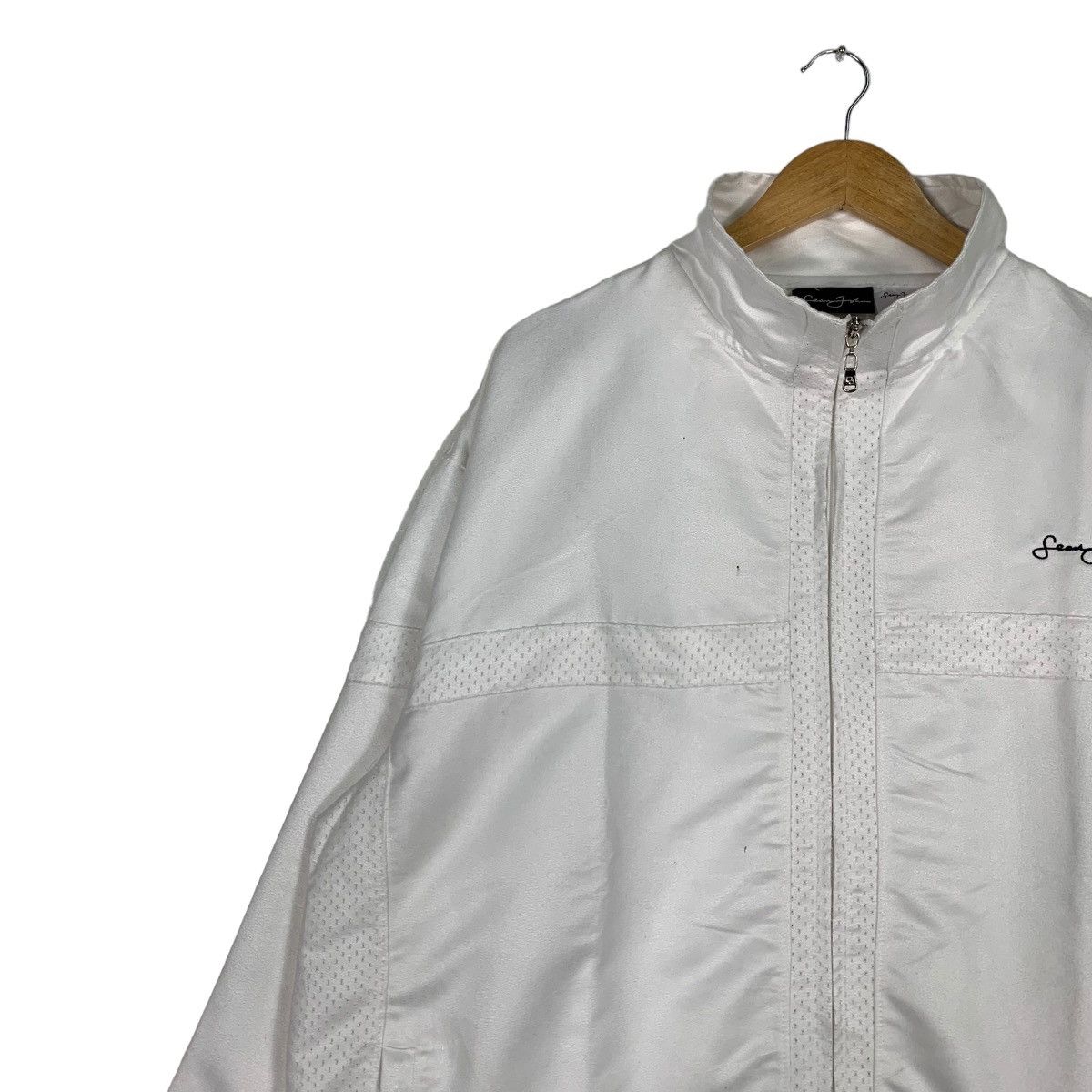 Sean John SEAN JOHN Embroidery Small Logo White Jacket #1134-C52 Size US XL / EU 56 / 4 - 3 Thumbnail