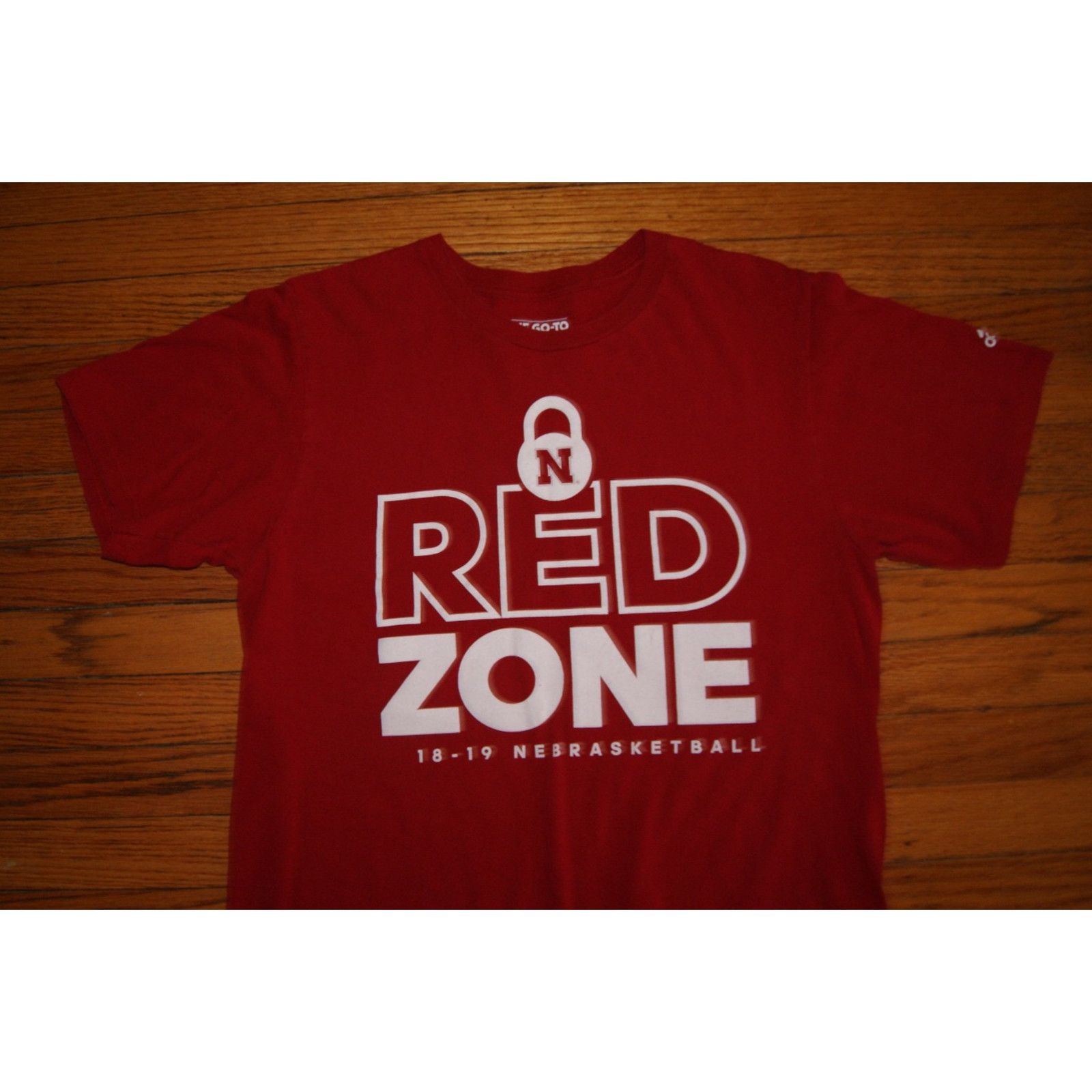 Adidas Nebraska Cornhuskers Basketball Adidas Go-To Tee M TShirt Size US M / EU 48-50 / 2 - 2 Thumbnail