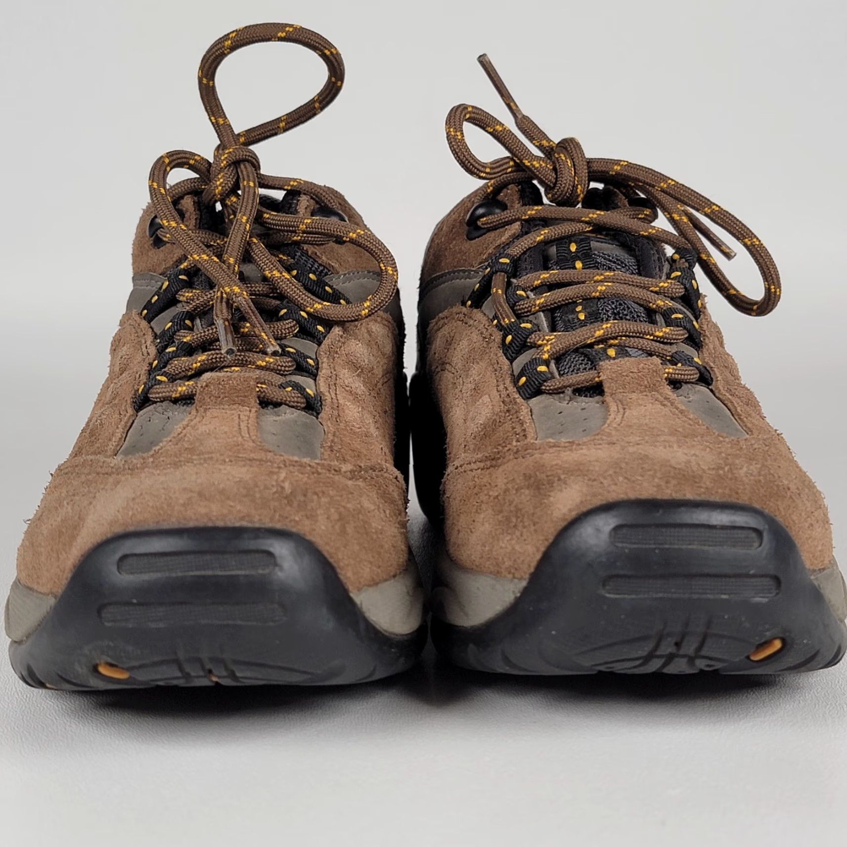 Vintage Hi-Tec Boots Womens 8 Brown Leather Lace Up Round Toe Breathable Combat All Seasons Size US 8 / IT 38 - 3 Thumbnail