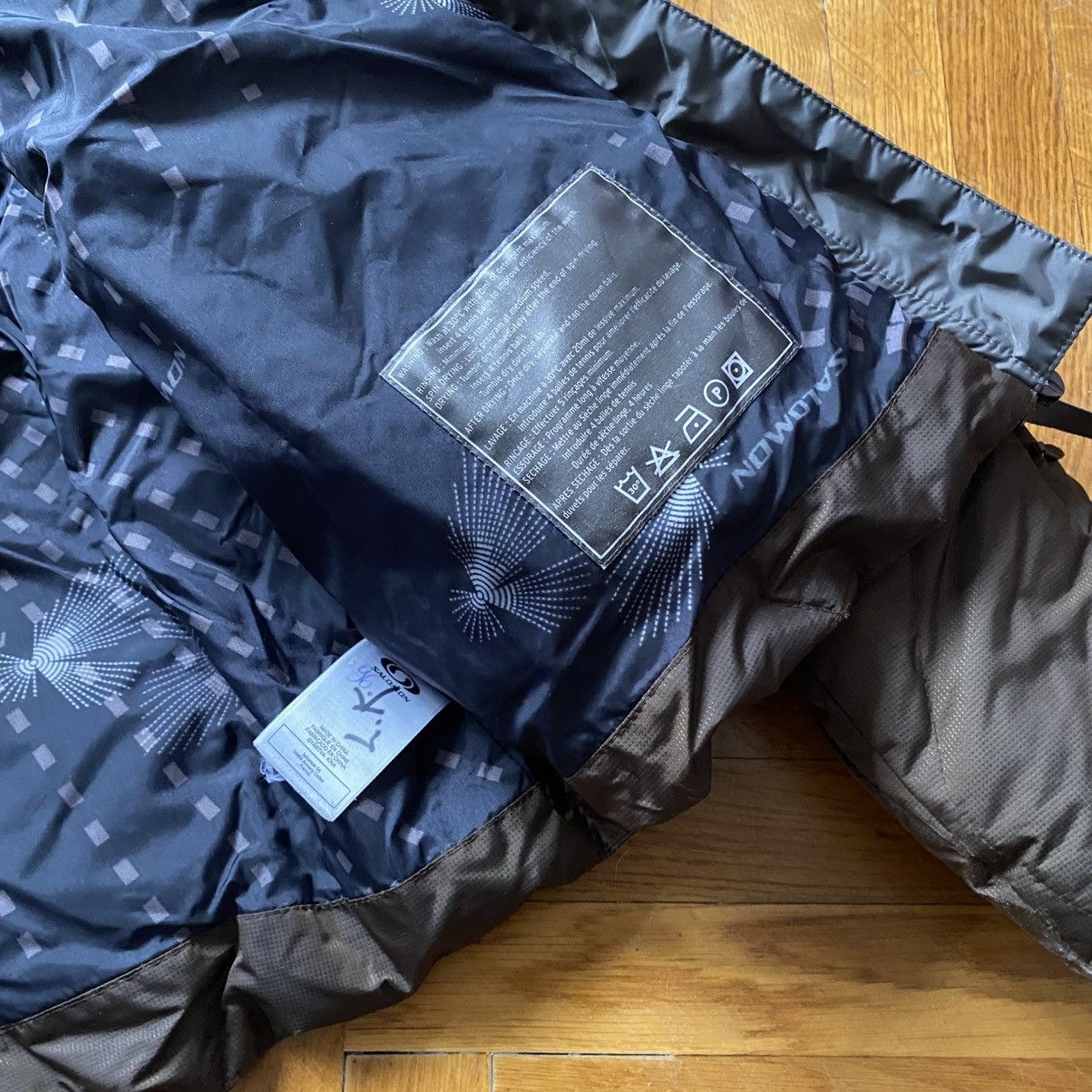 Salomon SALOMON Y2K BROWN DOWN PUFFER JACKET Size M / US 6-8 / IT 42-44 - 11 Thumbnail