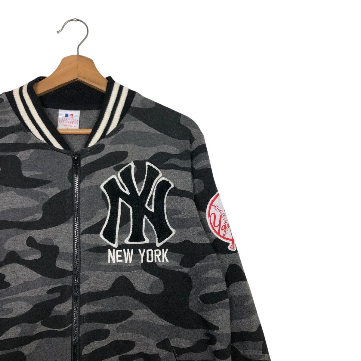 MLB 🔥VINTAGE BOMBER JACKET NY MLB BIG LOGO STREETWEAR Size US M / EU 48-50 / 2 - 8 Thumbnail