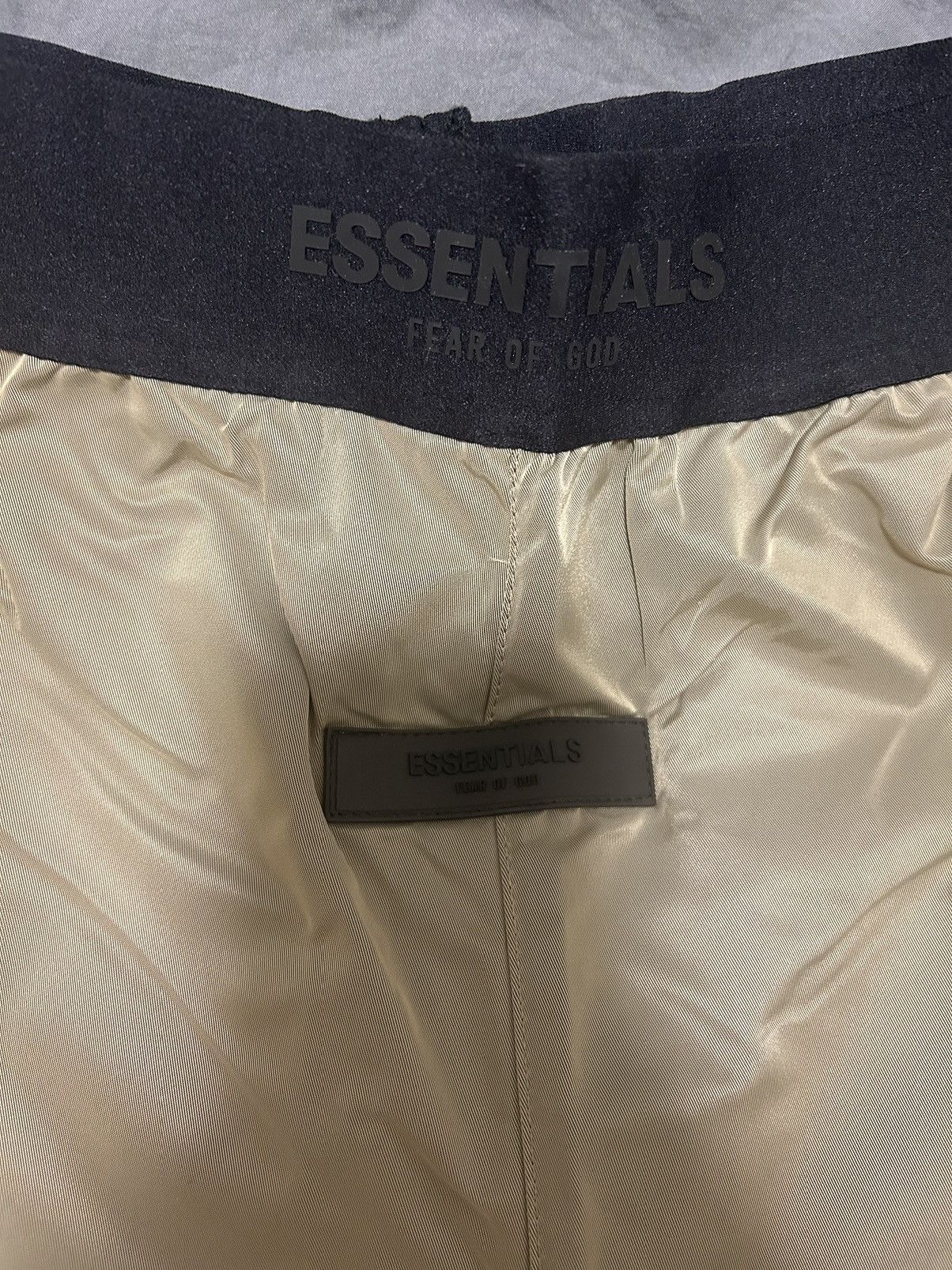 Essentials × Fear of God Tan Nylon Lounge Pants Size US 28 / EU 44 - 2 Thumbnail