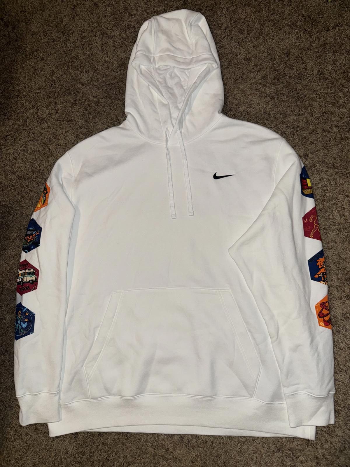 Nike Nike Mens The Best Way To Predict The Future Is To Invent Print White Sweatshirt Size US XXL / EU 58 / 5 - 1 Thumbnail