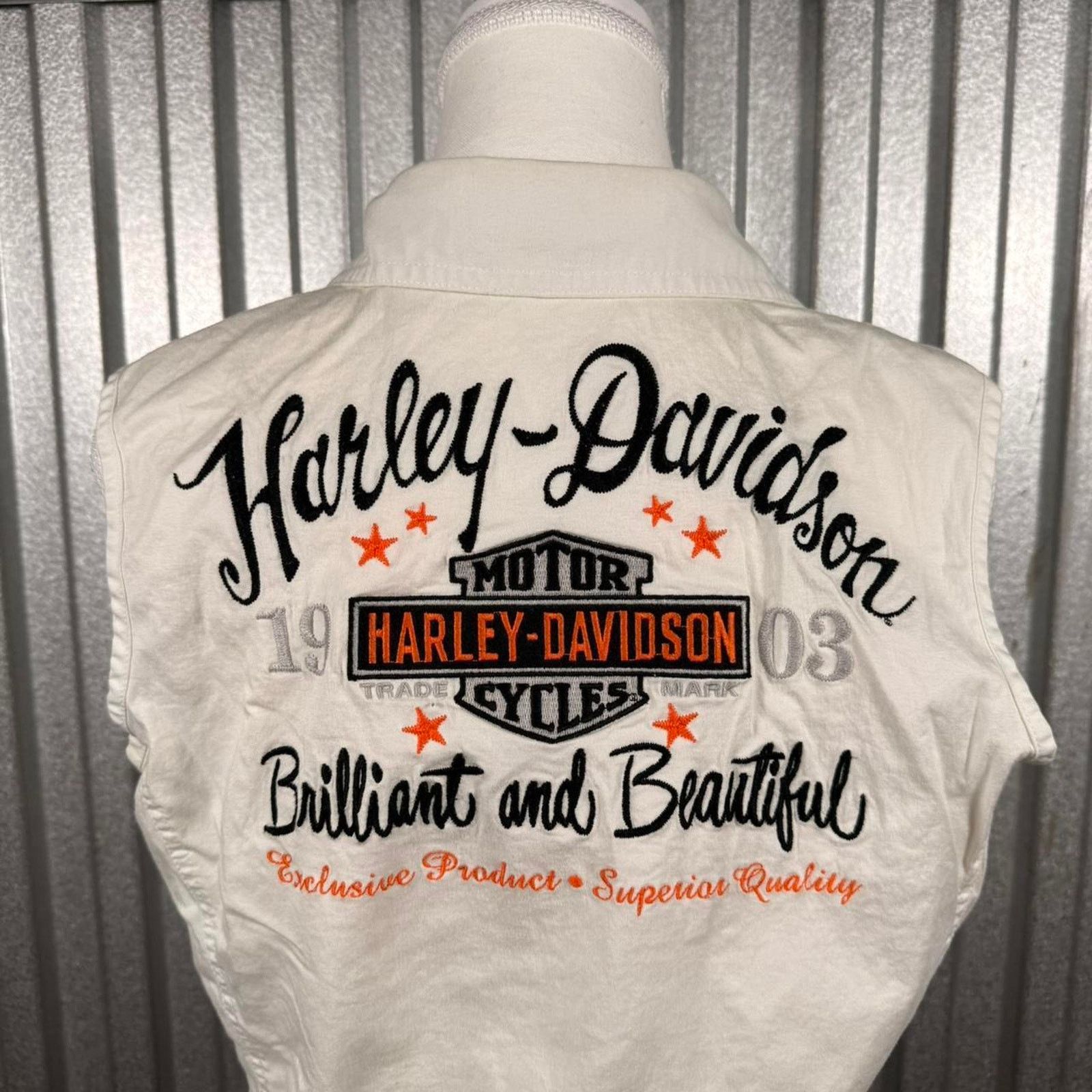 Harley Davidson Harley davidson cream zipup tee Size S / US 4 / IT 40 - 3 Thumbnail