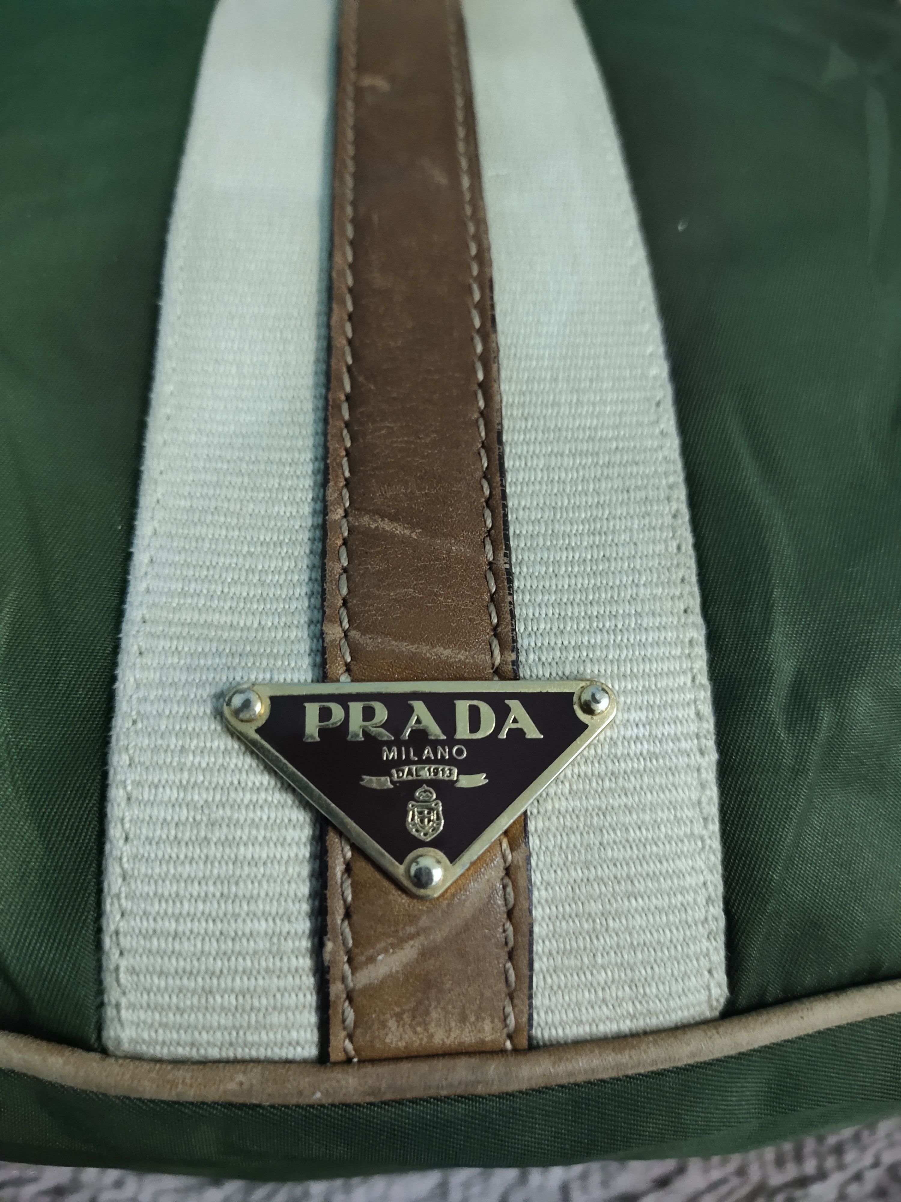 Prada Vintage 2000s Prada Tessuto Nylon Shoulder Bag Size ONE SIZE - 10 Thumbnail