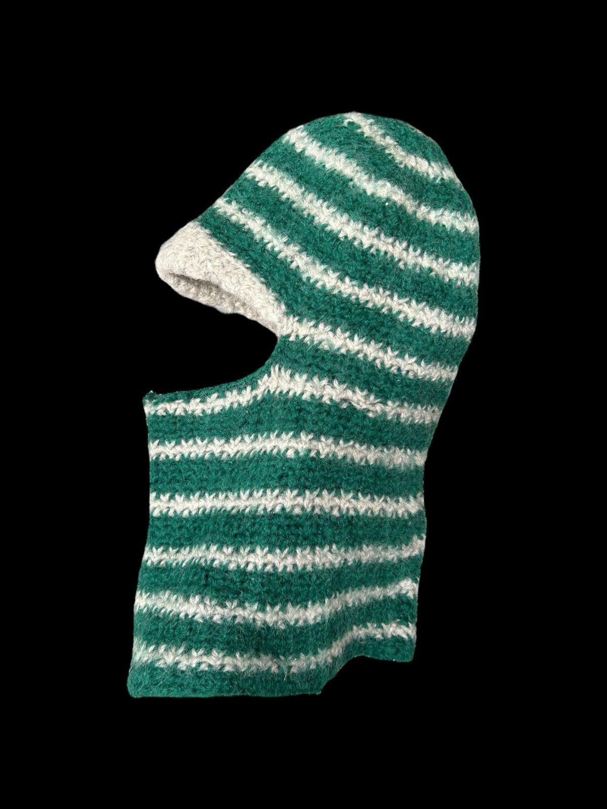 Japanese Brand × Kapital × Vintage Balaclava Masked Crochet Knitted Handmade Rare ☠️☠️ Size ONE SIZE - 9 Thumbnail
