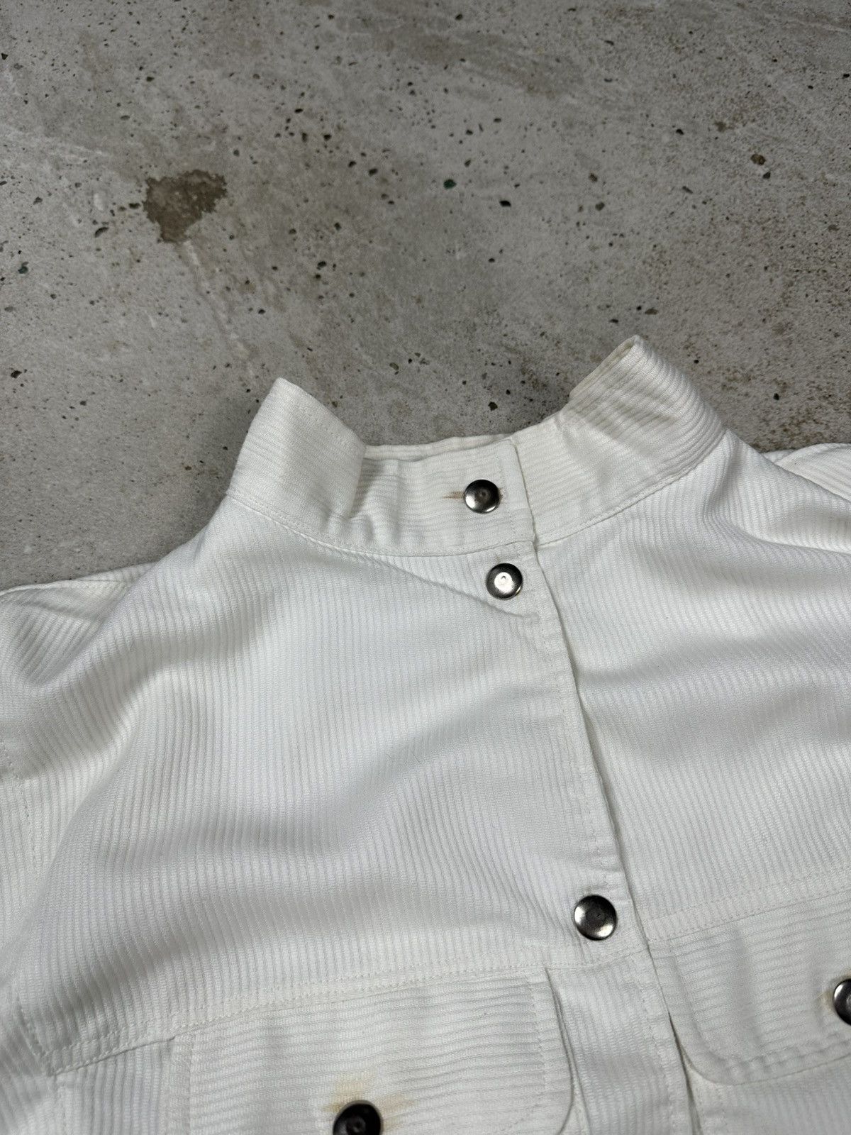 If Six Was Nine × Japanese Brand × Le Grande Bleu (L.G.B.) Vintage Y2K White Boxy Fit Bomber Jacket archive Size US L / EU 52-54 / 3 - 8 Thumbnail