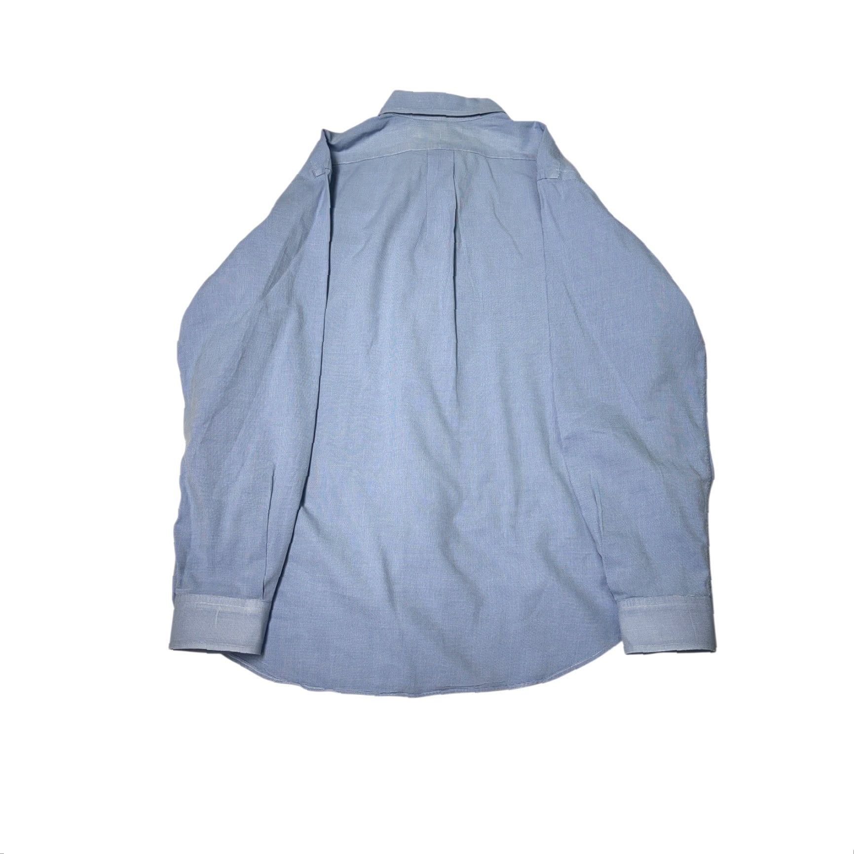 Ralph Lauren Ralph Lauren Mens Classic Fit Long Sleeve Button Down Dress Shirt Blue 17 34/35 Size 46R - 7 Thumbnail