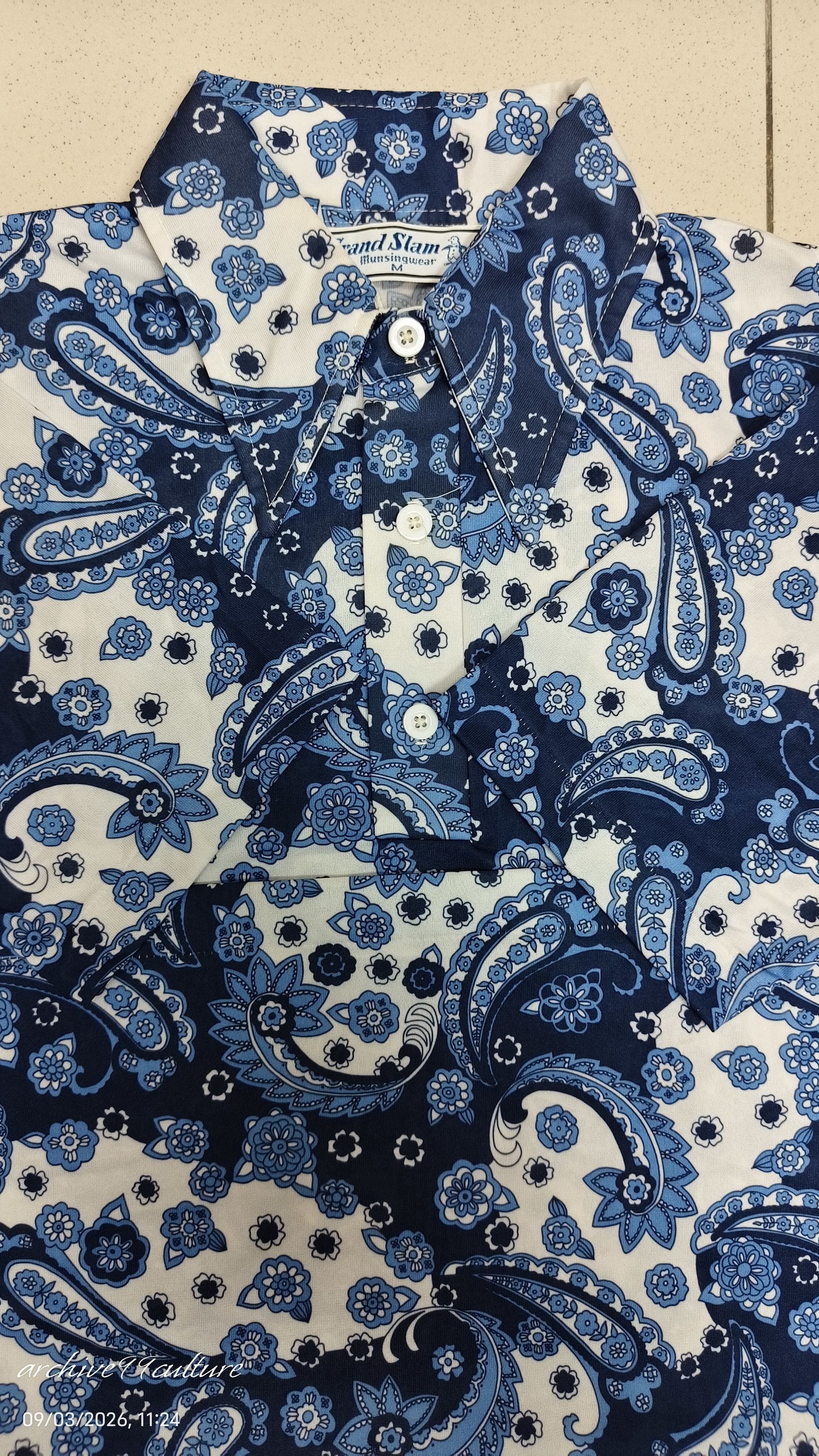 Grand Slam Vintage 70s Grand Slam Munsingwear Paisley Shirt USA Size US M / EU 48-50 / 2 - 10 Thumbnail