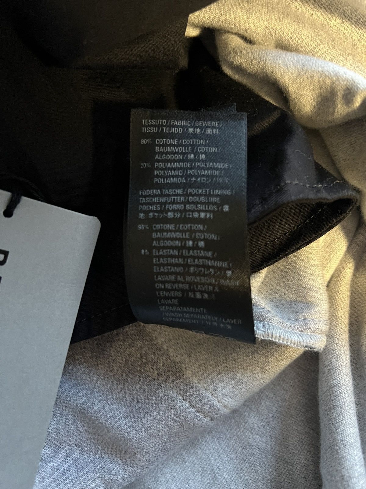 Balenciaga Balenciaga Trompe L'oeil Sweatpants Black/ Grey Sz. S Size US 30 / EU 46 - 12 Thumbnail