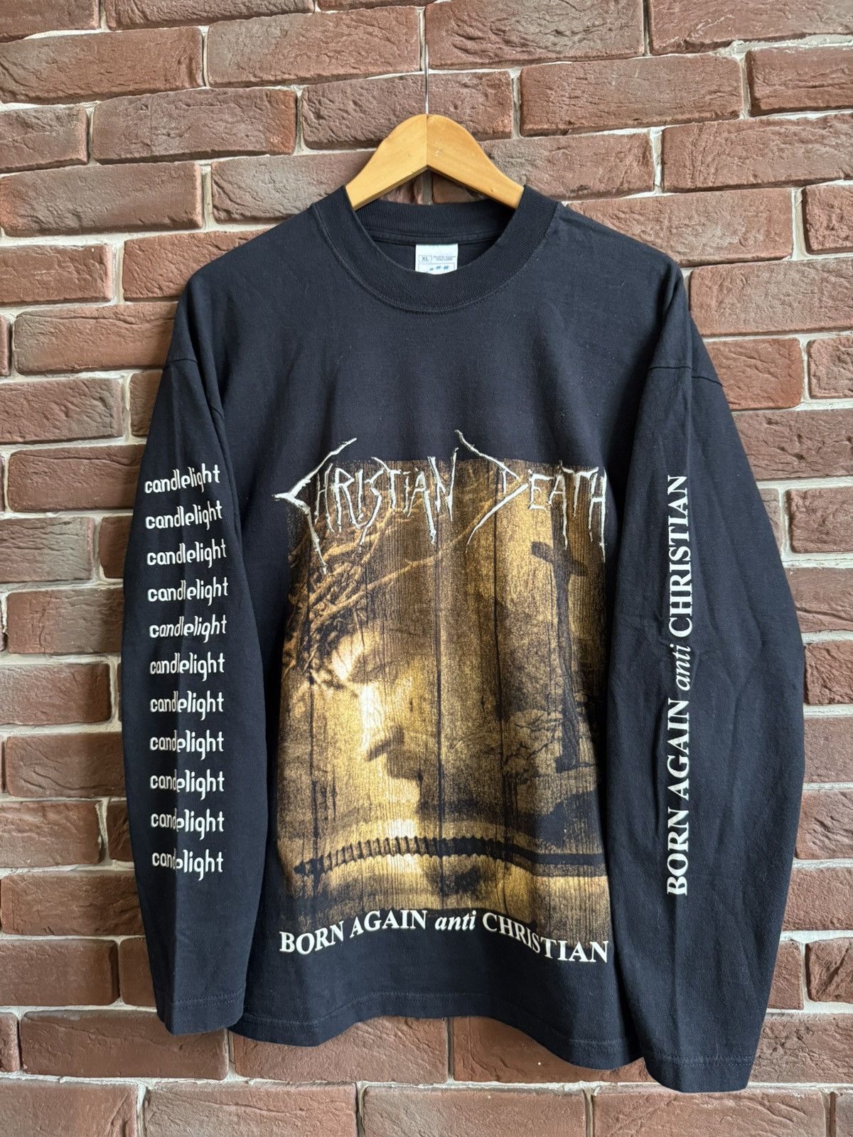 Vintage 1999 CHRISTIAN DEATH Born Again Death Rock Metal Band Tee Size US XL / EU 56 / 4 - 1 Thumbnail