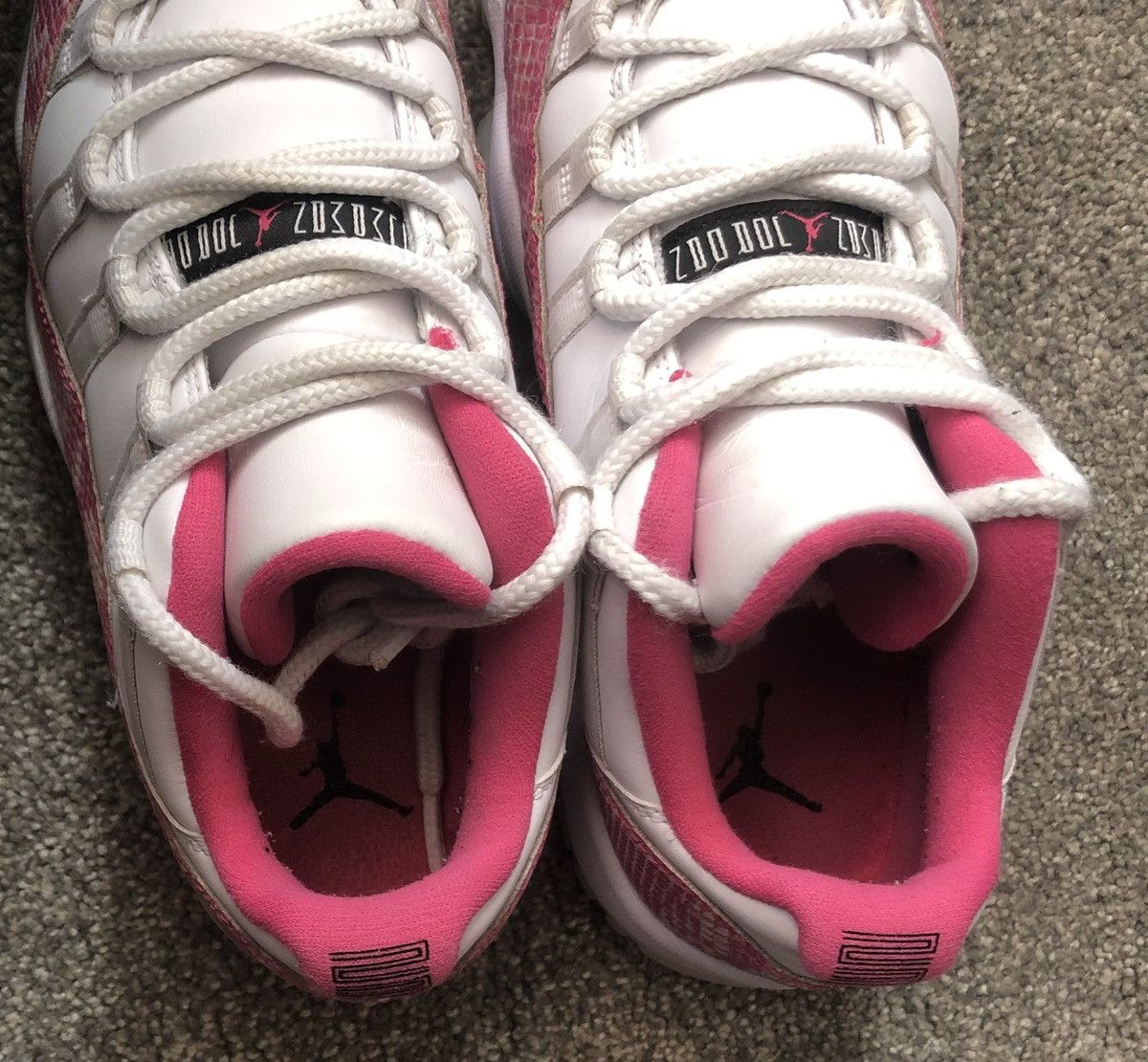 Jordan Brand Air Jordan 11 Retro Pink Snakeskin – Women’s Size 9 Size US 9 / EU 42 - 5 Thumbnail