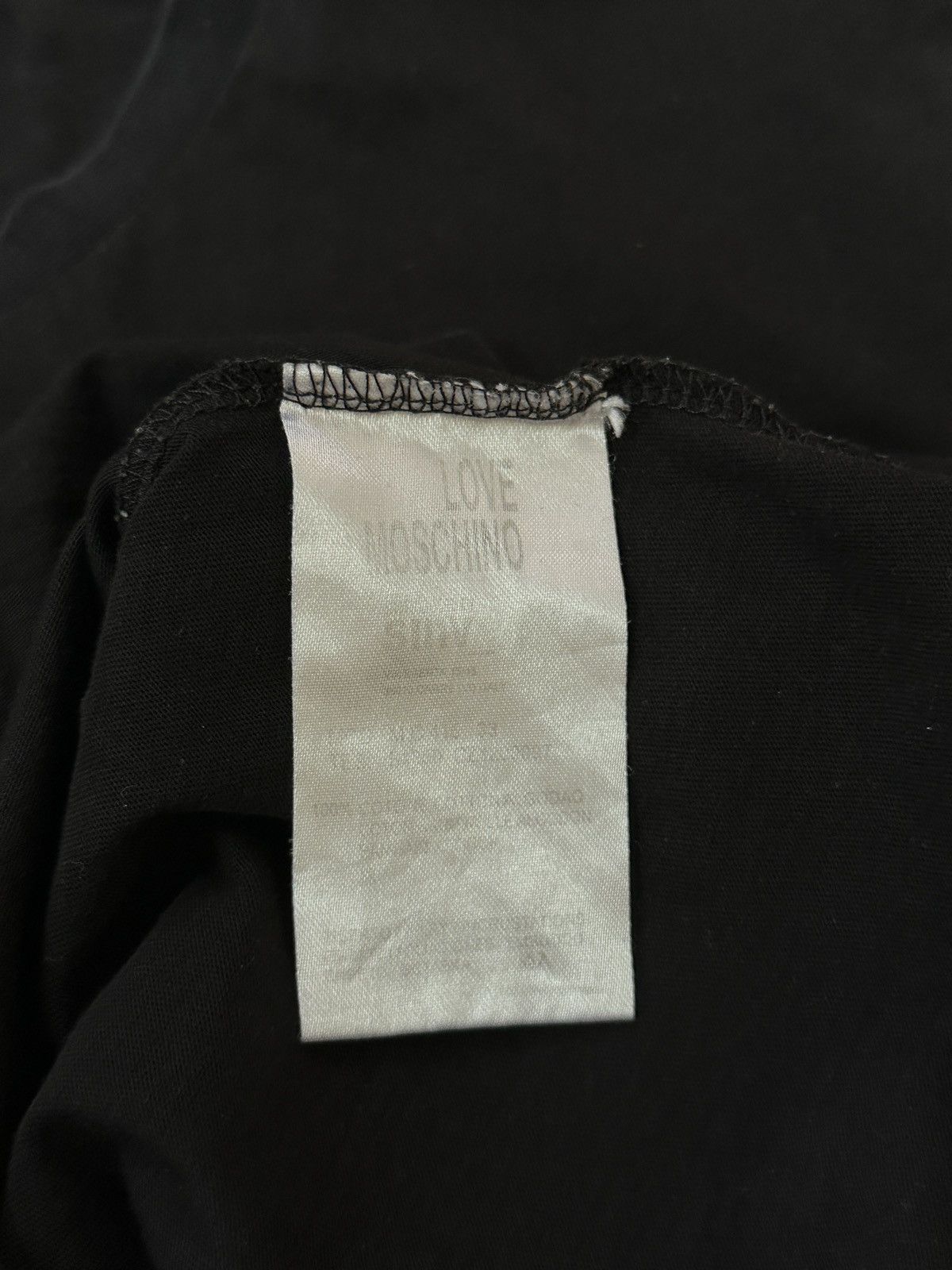 Moschino Love Moschino Money Talks Graphic T-Shirt Black M Size US M / EU 48-50 / 2 - 8 Thumbnail