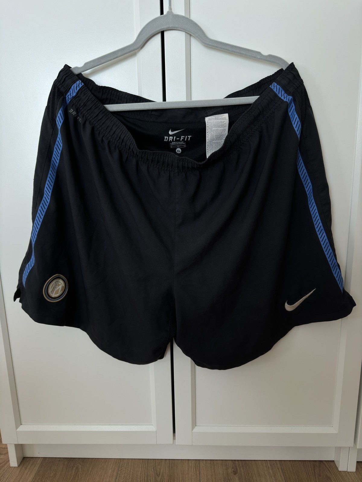 Nike Nike Inter vintage football shorts dri running Size US 38 / EU 54 - 1 Thumbnail