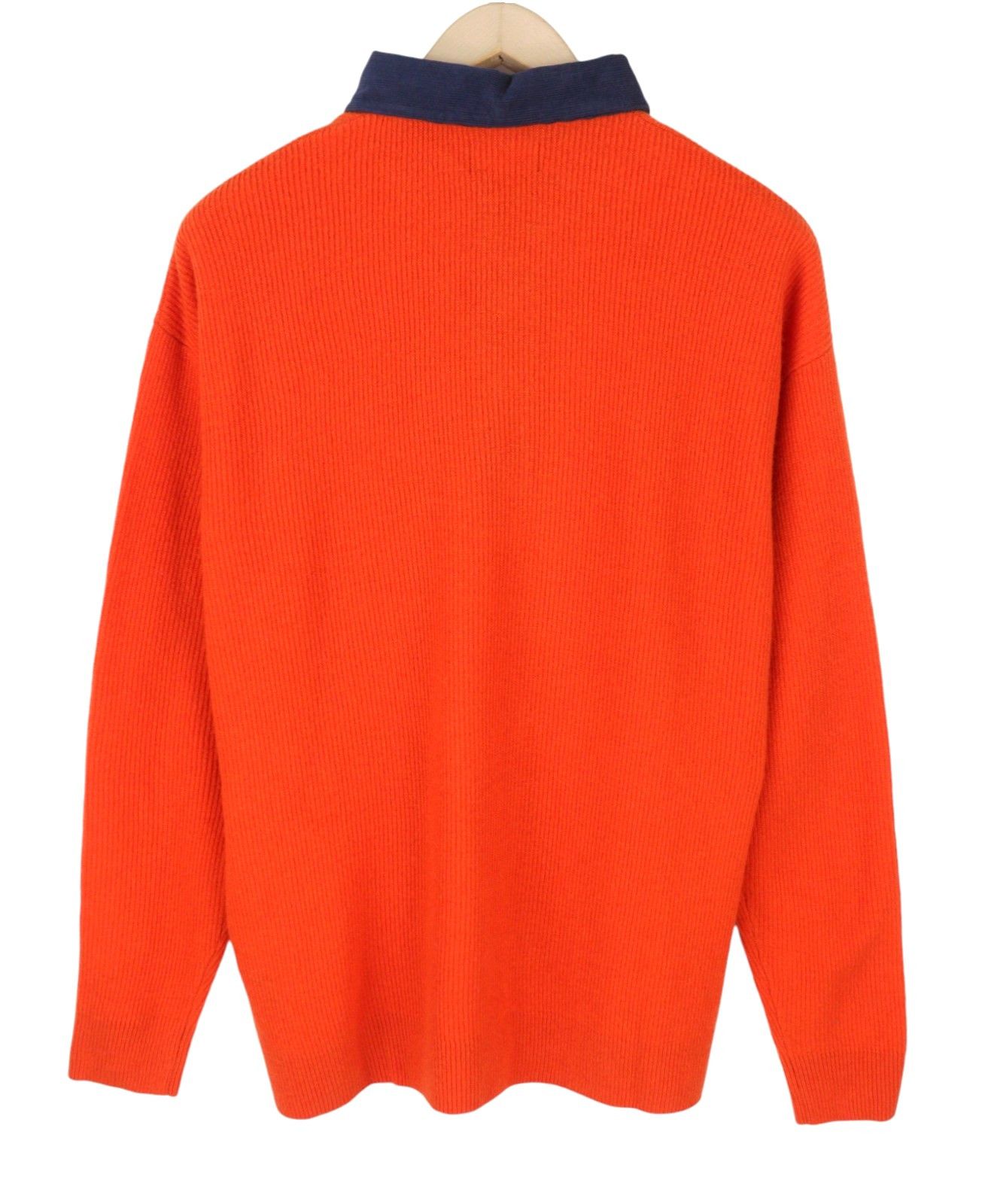 Gant LAMBSWOOL RIB RUGGER S Pumpkin Orange Wool Knit 88120 Size US S / EU 44-46 / 1 - 2 Thumbnail