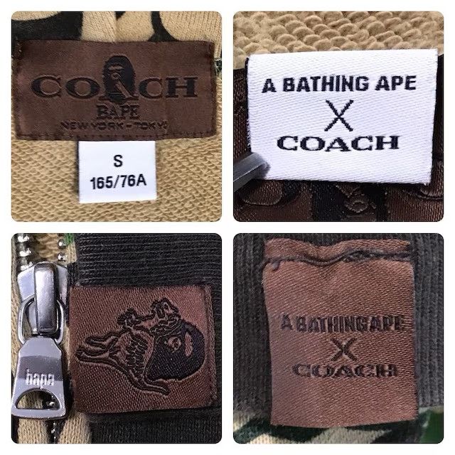 Bape × Coach BAPE × COACH shark full zip hoodie A Bathing Ape Size US S / EU 44-46 / 1 - 8 Thumbnail