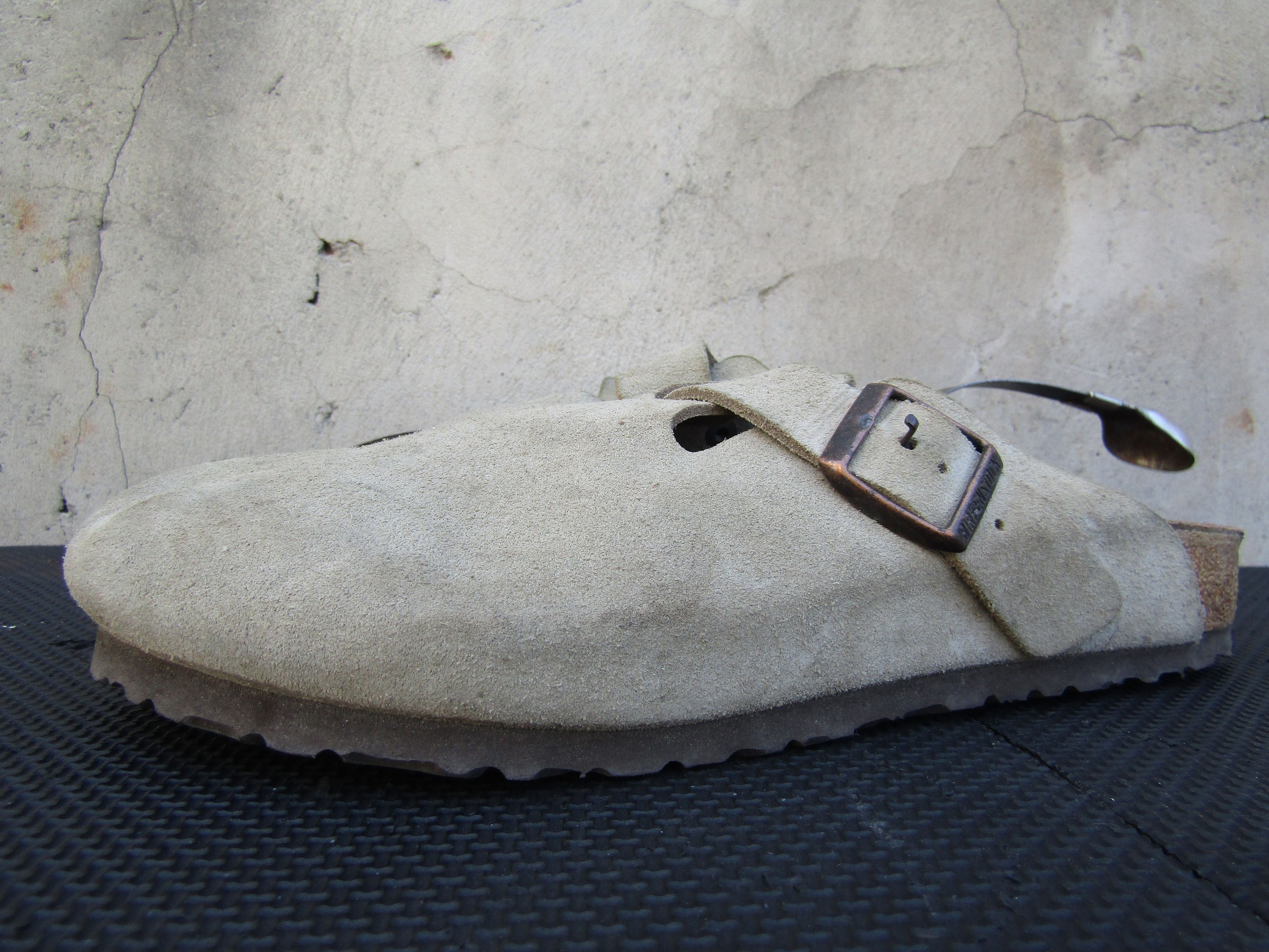 Birkenstock Birkenstock Men’s Boston Leather Clog Taupe Size US 8 / EU 41 - 6 Thumbnail