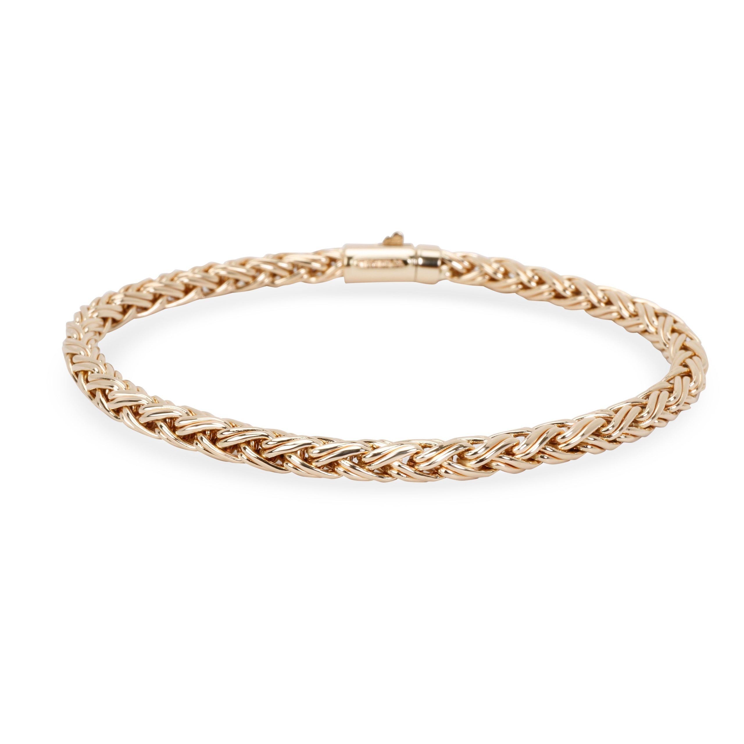 image of Tiffany Co Tiffany & Co. Vintage Rope Bracelet In 14K Yellow Gold, Women's