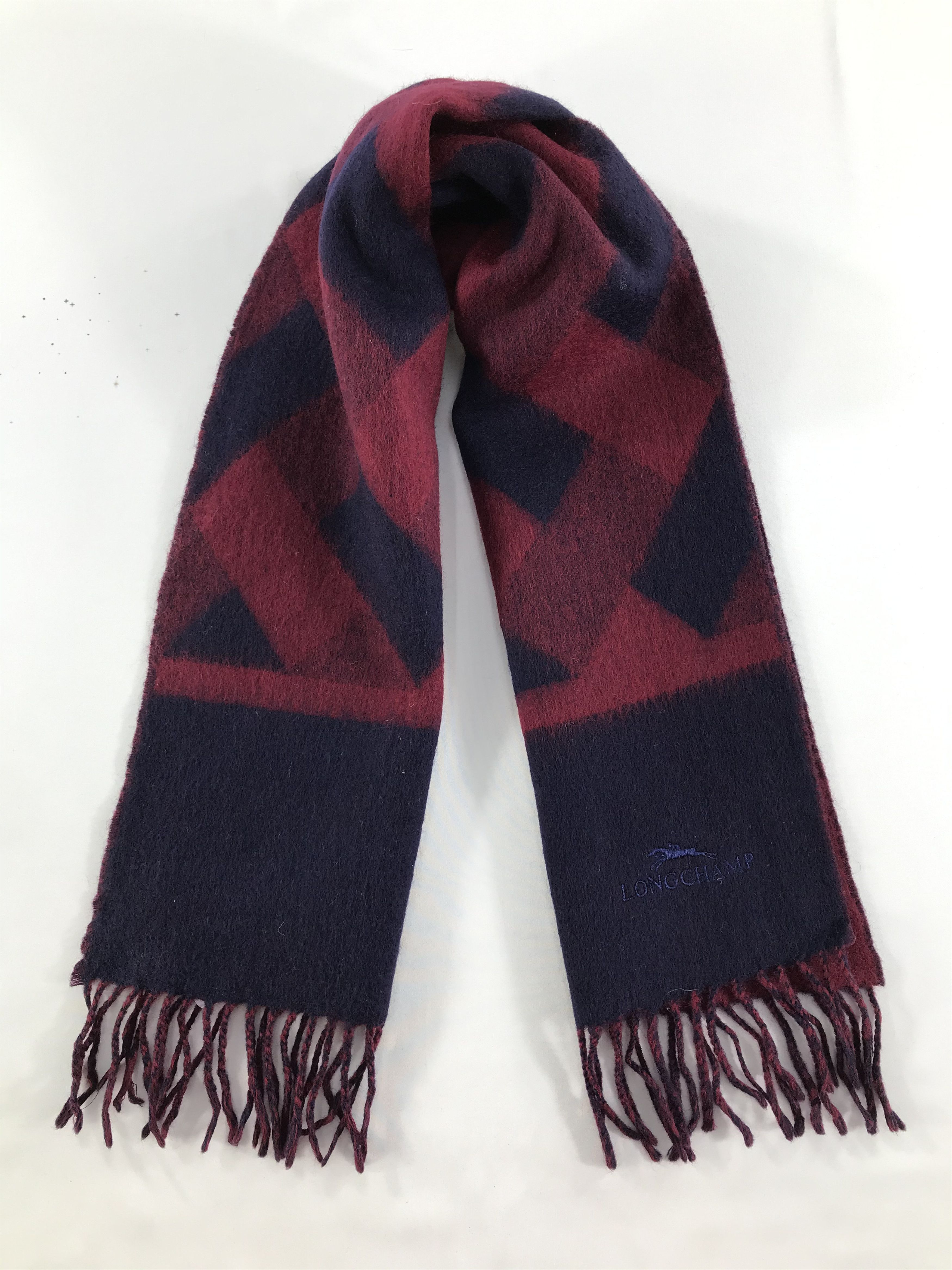 Longchamp Vintage Longchamps Scarf/Muffler/Neckwear MF992 Size ONE SIZE - 1 Thumbnail