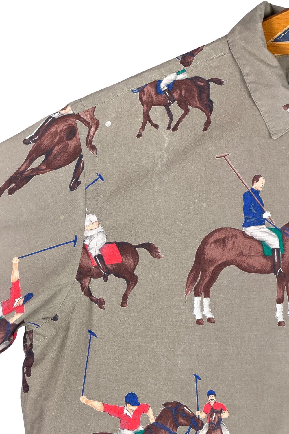 (c.1988–1992) Polo Ralph Lauren Equestrian Print Shirt image 5