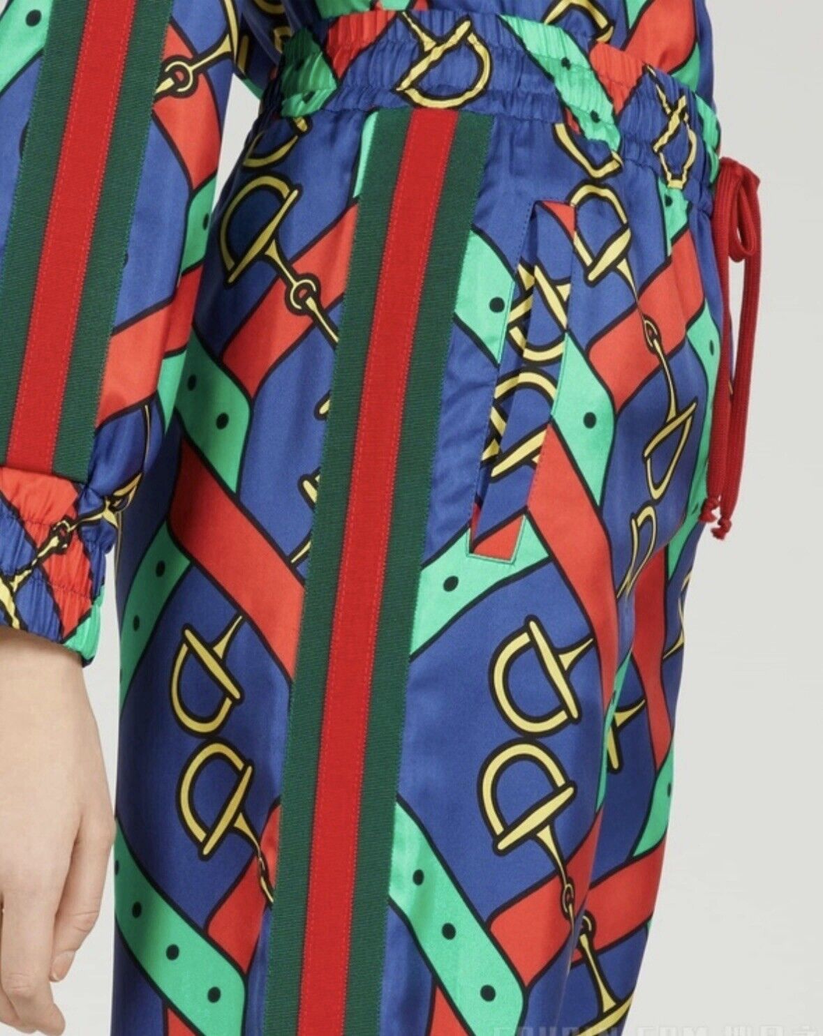 Gucci New Silk Pants Woman Gucci Size-S Size 27" / US 4 / IT 40 - 4 Thumbnail