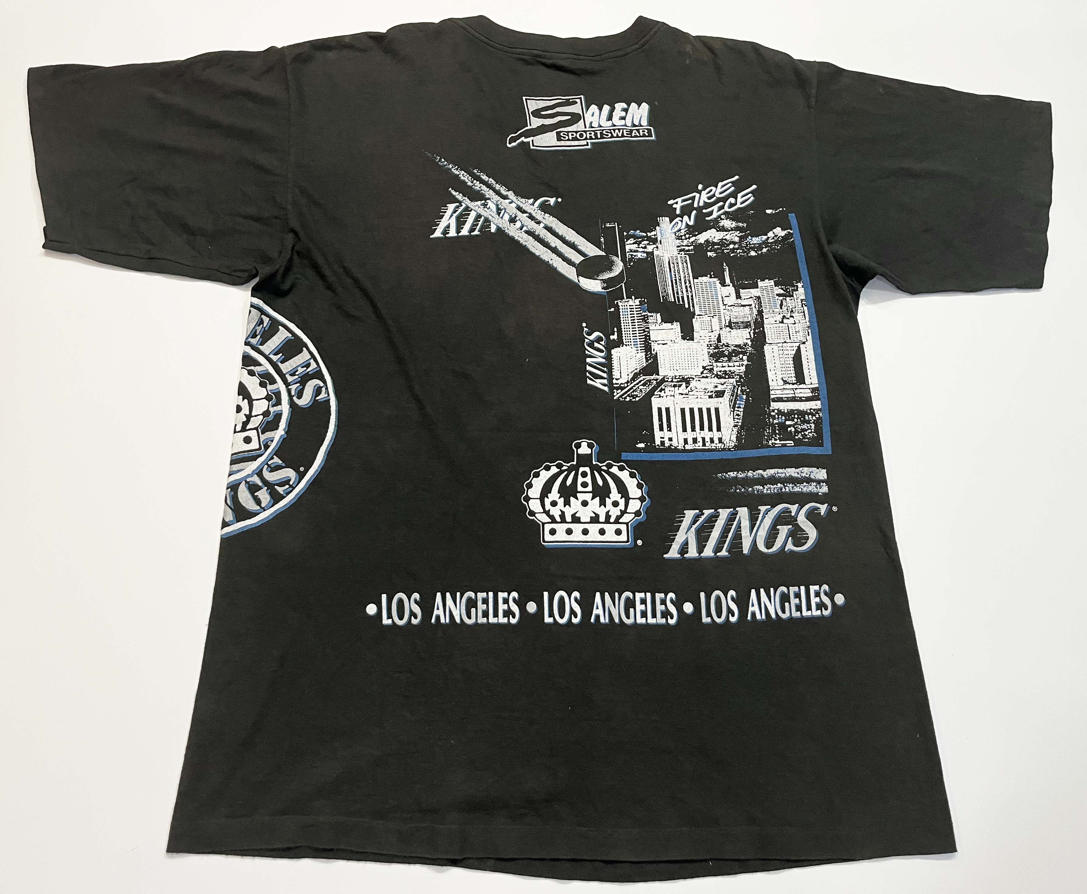 Salem Sportswear Vintage Salem 1990 NHL Los Angeles Kings AOP T-Shirt Size US XL / EU 56 / 4 - 5 Thumbnail