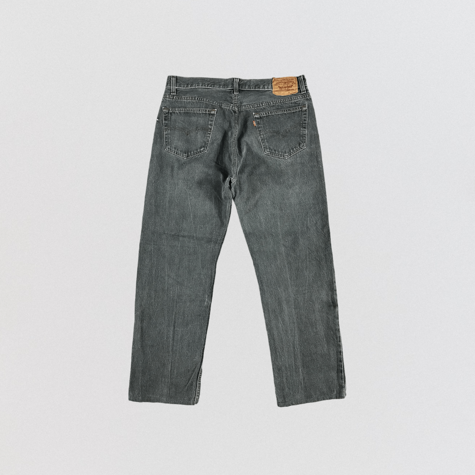 Levi's × Vintage Vintage 90s Levis 501 Faded Black Jeans-JM2836 Size US 35 - 2 Thumbnail
