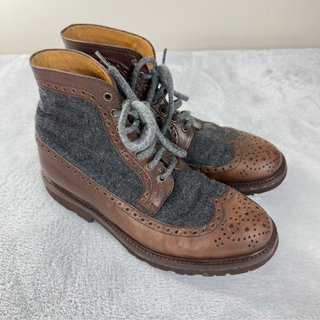 Brunello Cucinelli Men Sz 8 US/7 UK/41 EU Leather Vibram