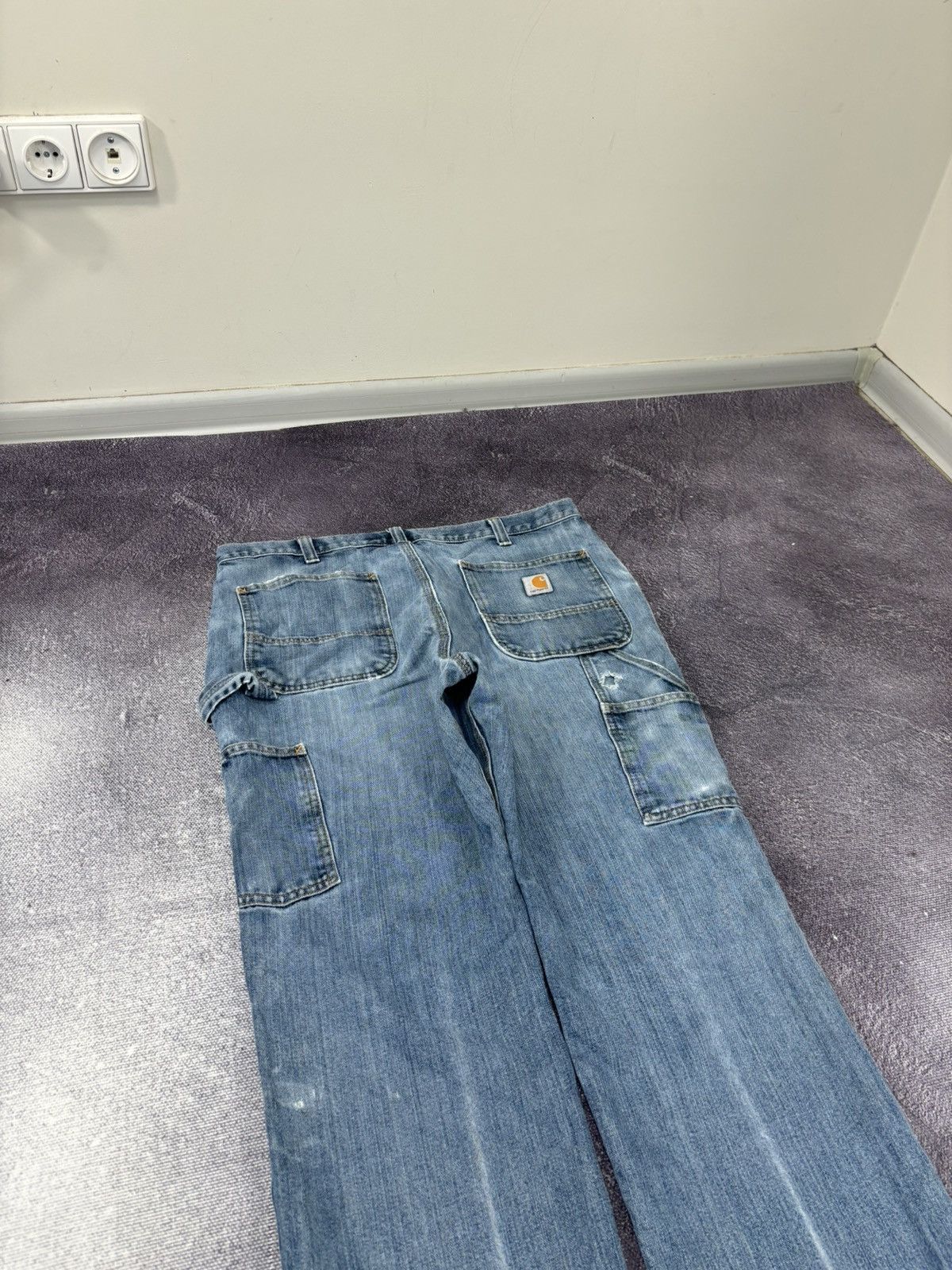 Carhartt Vintage Carhartt Y2K Relaxed Fit Faded Workwear Denim Jeans Size US 36 / EU 52 - 5 Thumbnail
