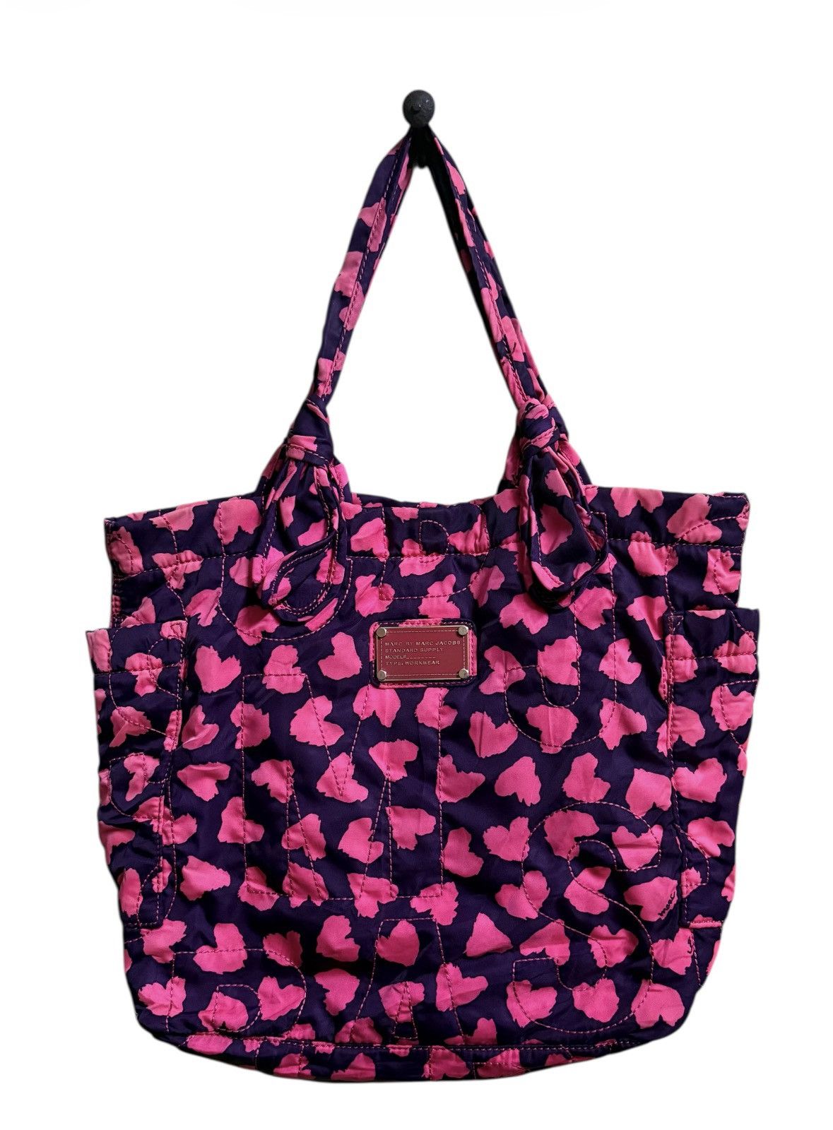 Marc by Marc Jacobs MARC JACOBS Totes Bag Nylon Heart-Prints Size ONE SIZE - 1 Thumbnail