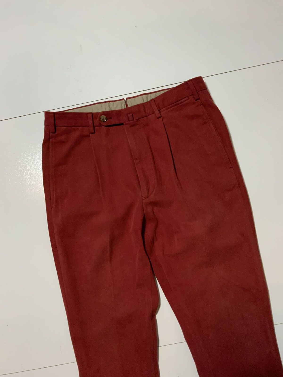 Beams Plus GTA Beams Made In Italy Pleated Japanese Chino Pants Size US 32 / EU 48 - 5 Thumbnail