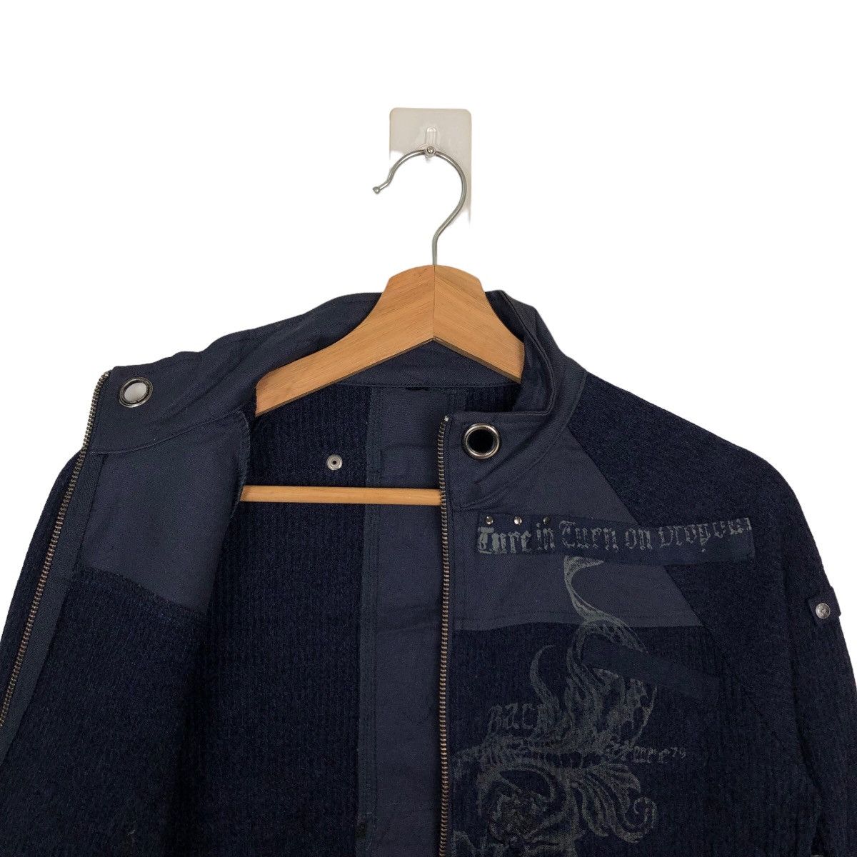 Japanese Brand 🔥RARE VINTAGE CROPPED JACKET JAPAN INSPIRE CHROME HEARTS Size M / US 6-8 / IT 42-44 - 9 Thumbnail