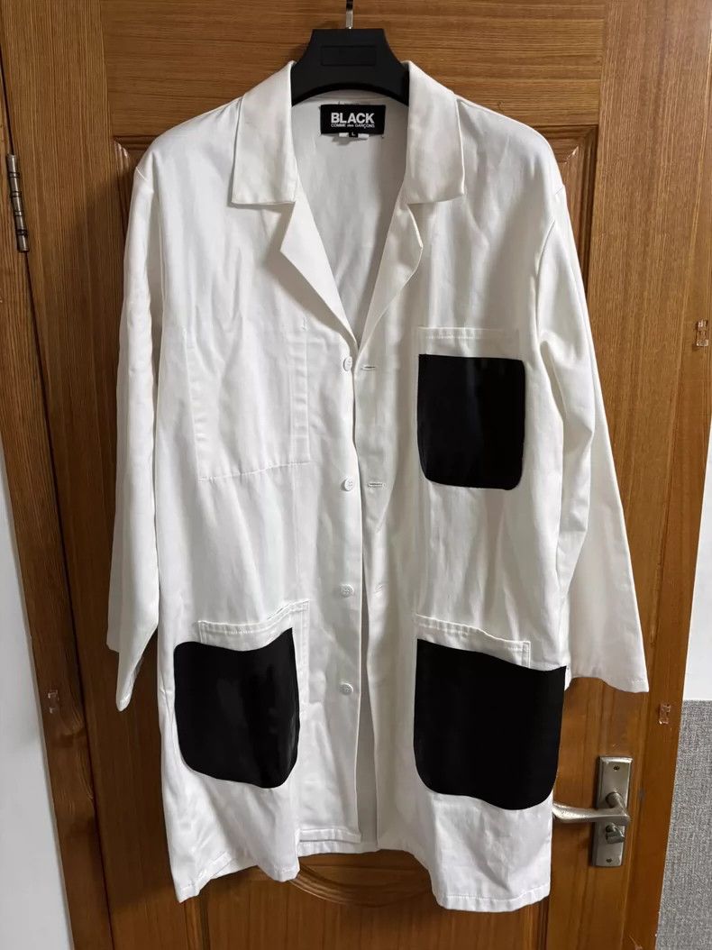 Comme des Garcons Comme Des Garcons Multi layer pocket white coat windbreaker Size US L / EU 52-54 / 3 - 1 Thumbnail