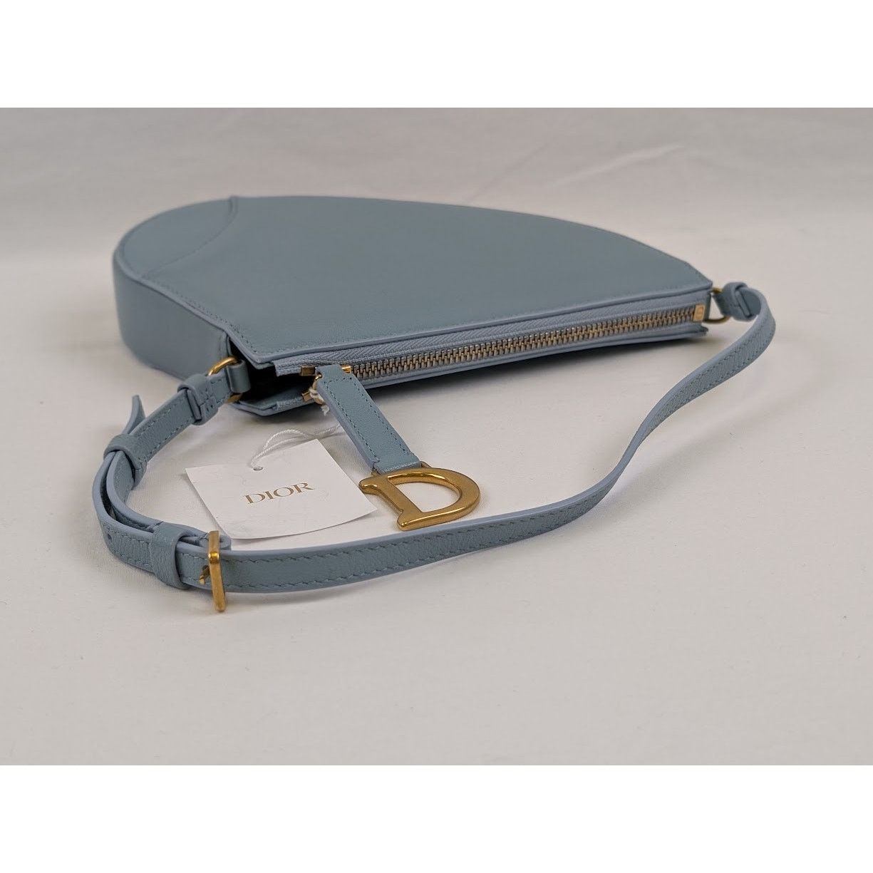 Dior o1rshd1 Size: OS / Saddle Rodeo Pouch in Slate Blue Size ONE SIZE - 6 Thumbnail