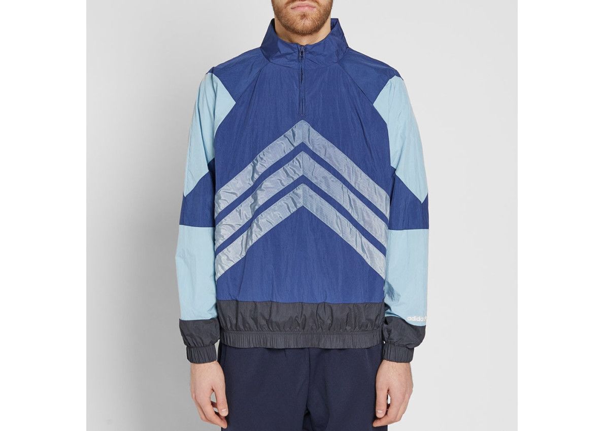 Adidas Adidas Originals V Stripes Windbreaker Size US XL / EU 56 / 4 - 3 Thumbnail