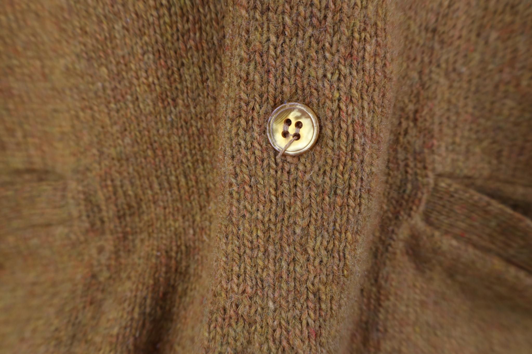 Vintage Vintage 60s Streetwear Cobain Sweater Mustard Yellow USA Size US L / EU 52-54 / 3 - 5 Thumbnail