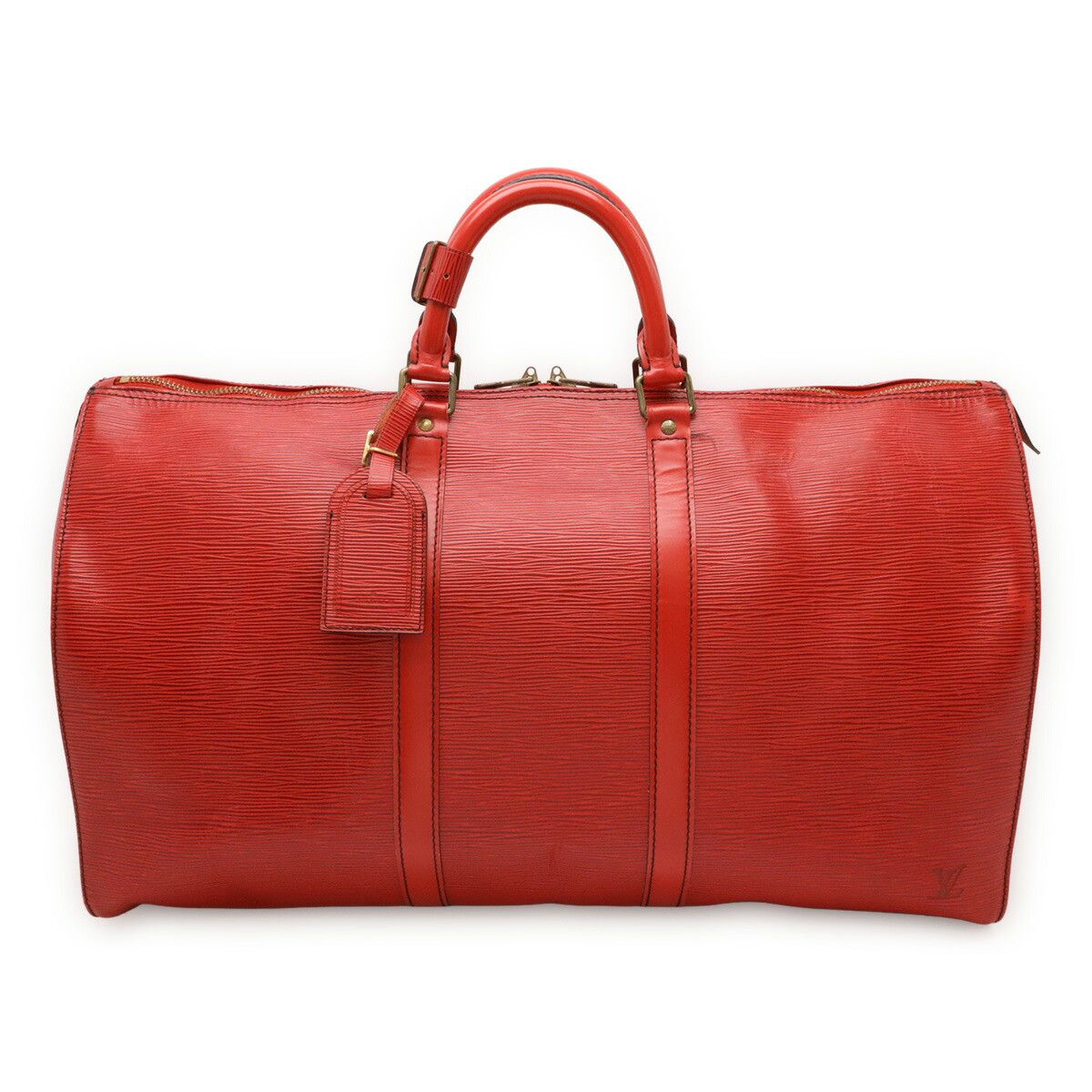 Louis Vuitton Louis Vuitton Keepall Epi Boston Bag Leather Travel Bag M42967 DUTY FREE for USA