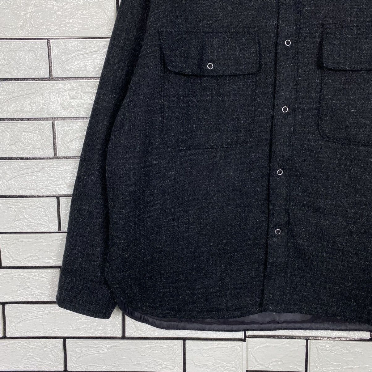 Japanese Brand Beauty & Youth United Arrow Wool Chore Jacket Issey Miyake Size US XL / EU 56 / 4 - 5 Thumbnail