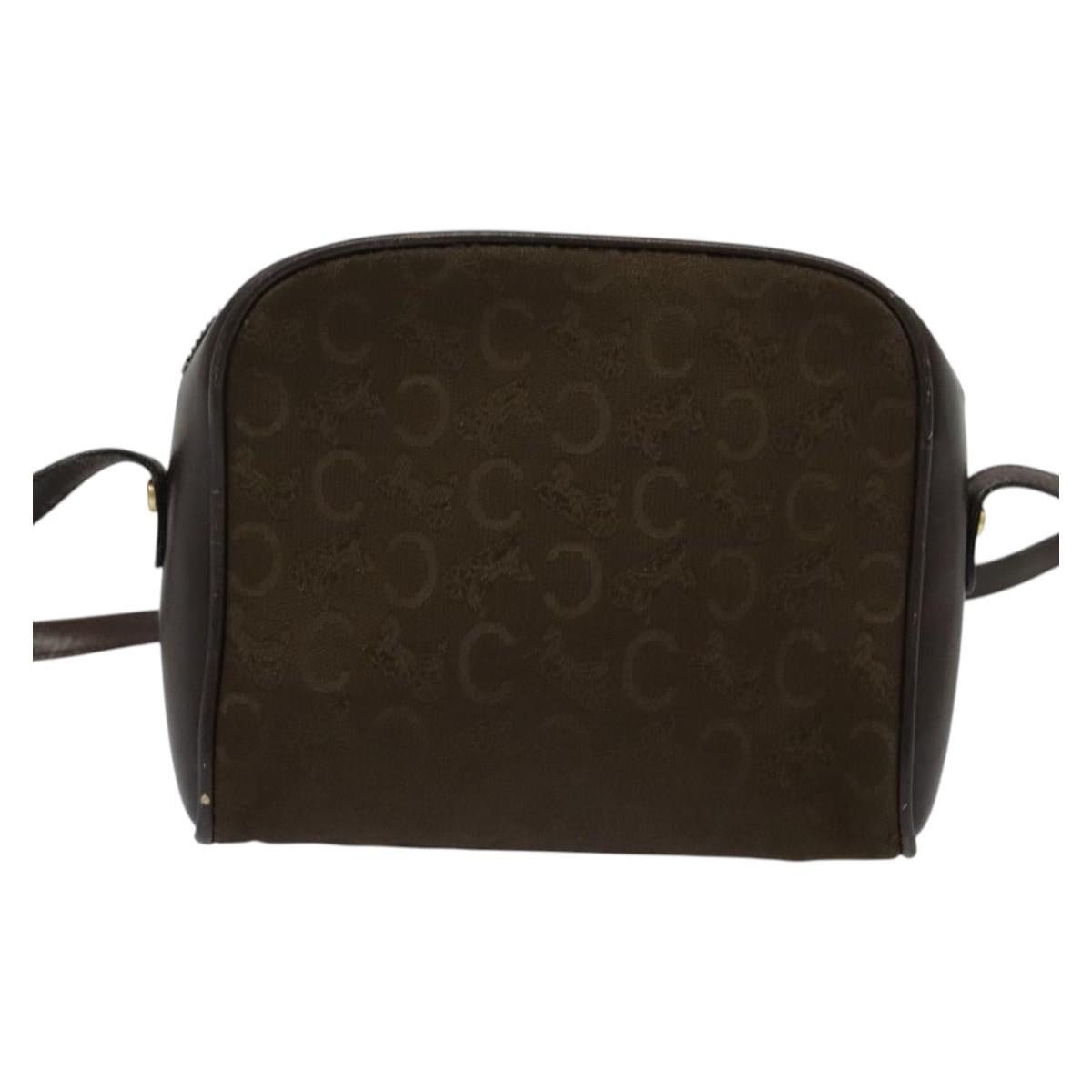 Celine CELINE C Sulky Shoulder Bag Canvas Brown Gold Size ONE SIZE - 3 Thumbnail