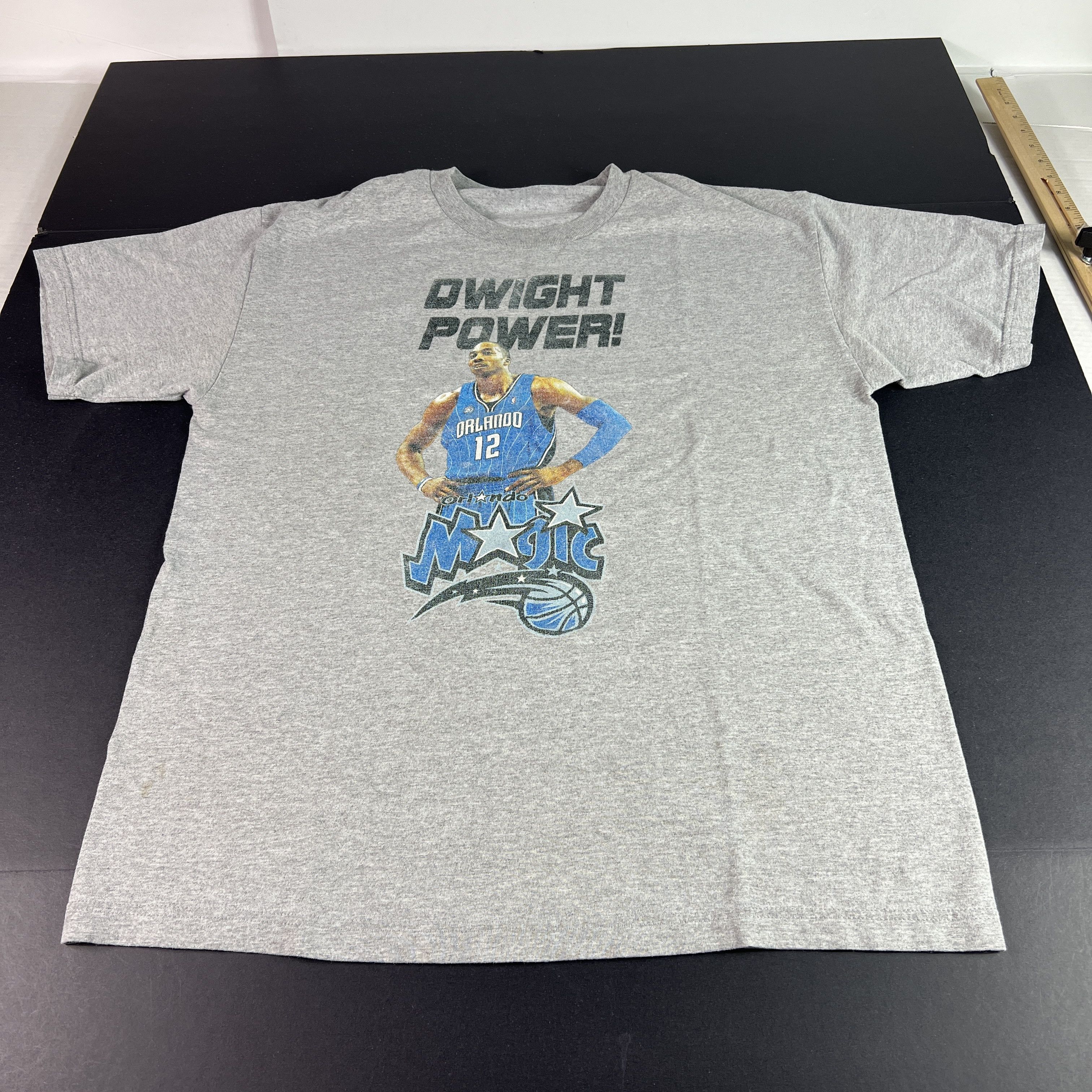 NBA Dwight Howard Orlando Magic Shirt Grey Keys To The City Tee Size US M / EU 48-50 / 2 - 1 Thumbnail