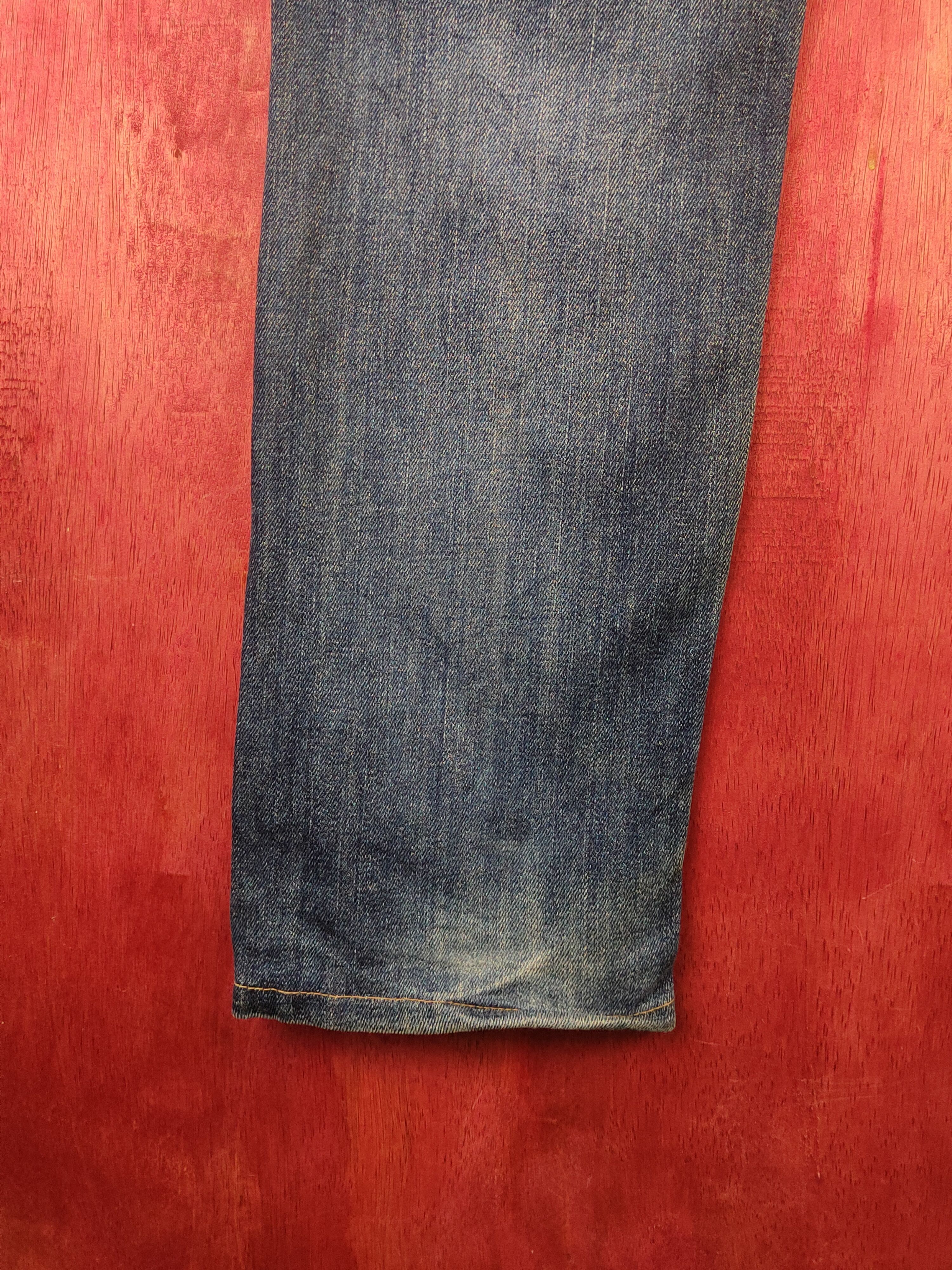 Edwin Edwin Dark Blue Distressed Ripped Jeans #S2147 Size US 32 / EU 48 - 11 Thumbnail