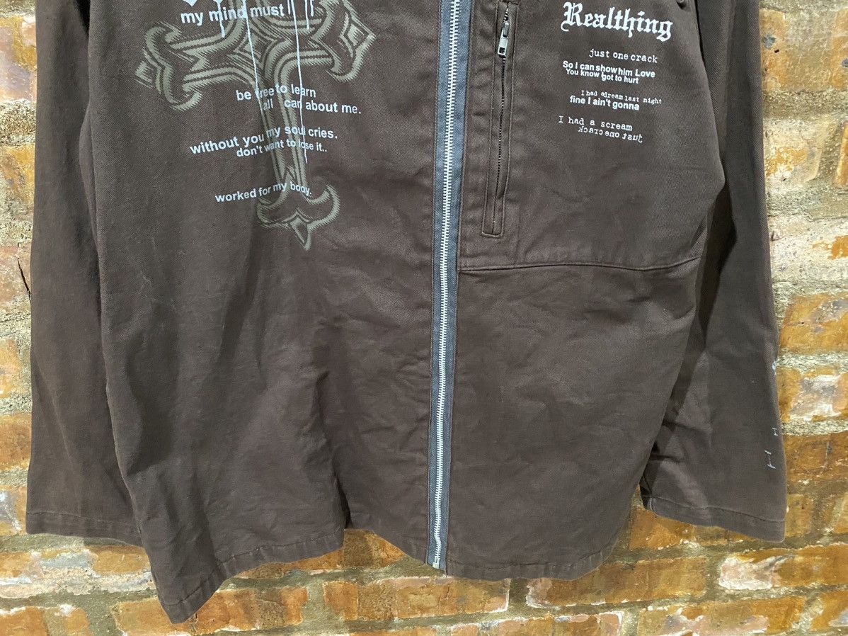 PPFM 🔥2000s Slash Number Japan Poem cross punk Jacket Size US M / EU 48-50 / 2 - 4 Thumbnail